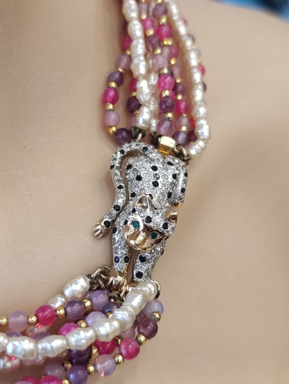 Collana bigiotteria vintage