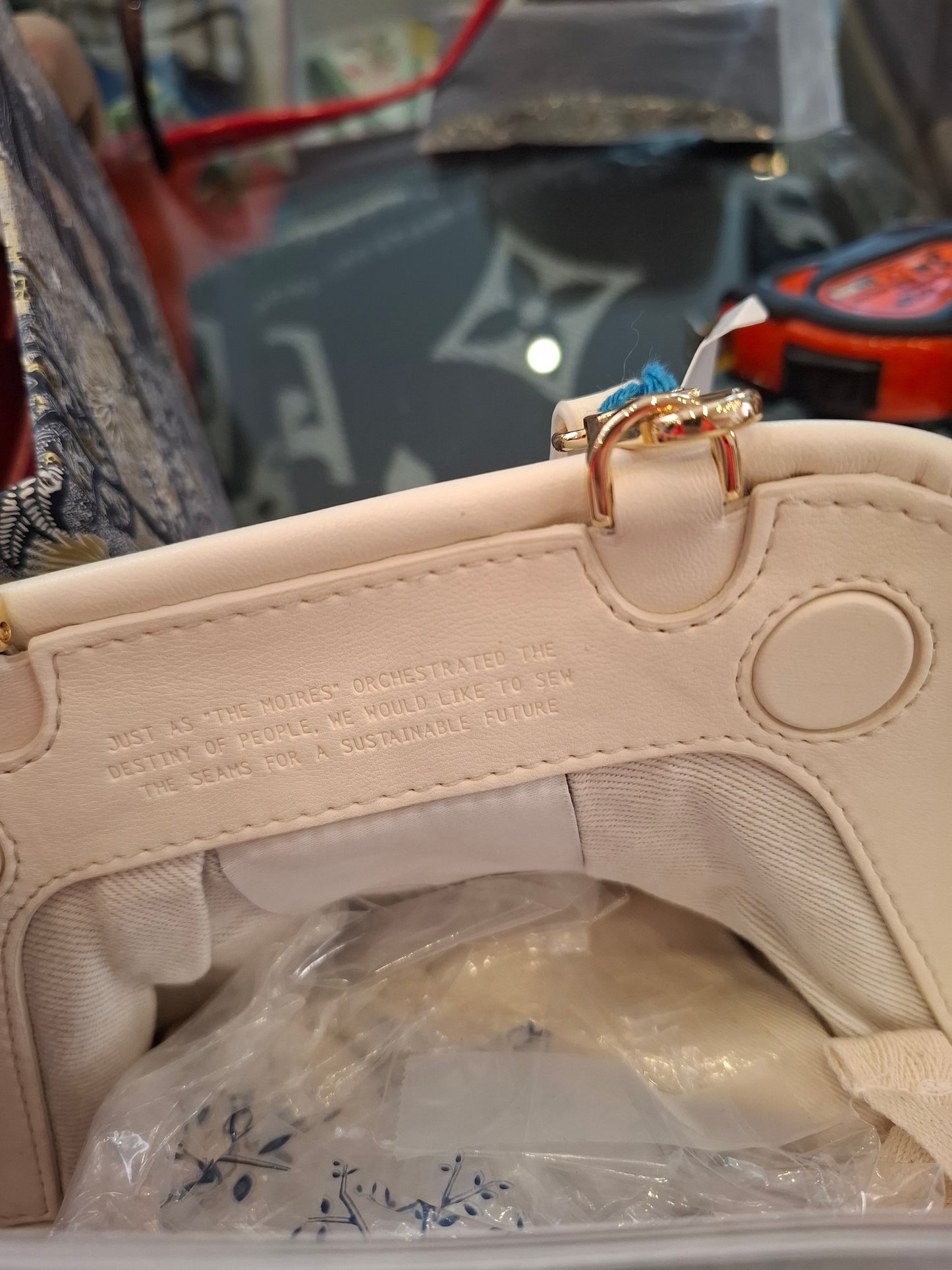 Borsetta The Moirè bianca