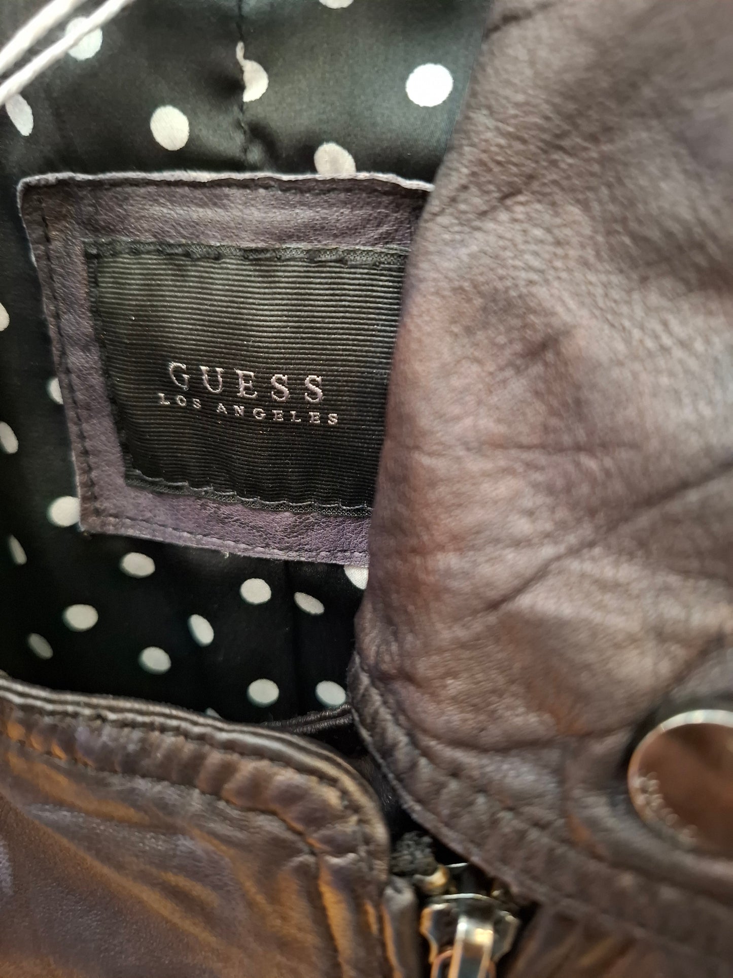 Giacca pelle Guess