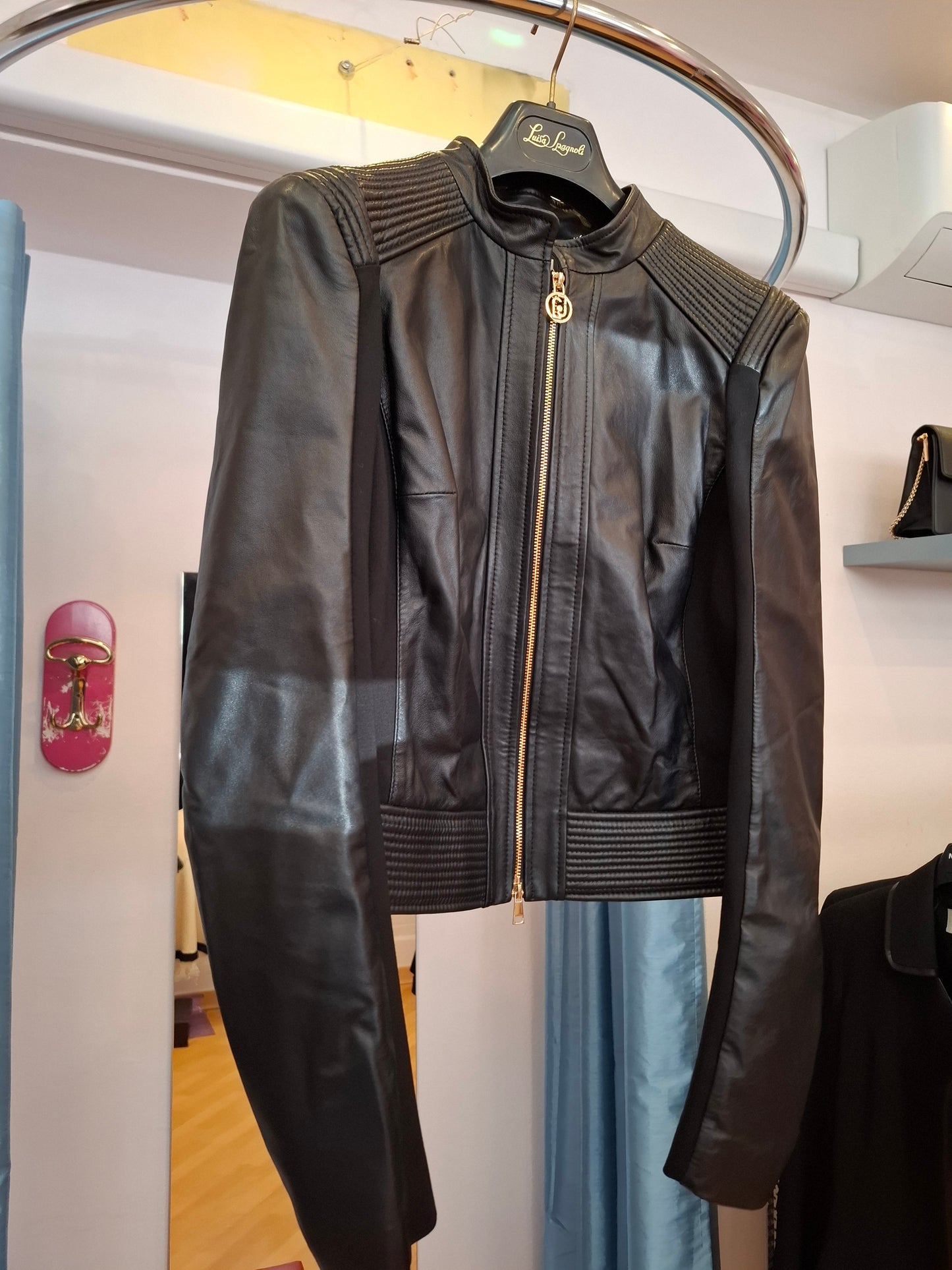Giacca pelle Liu Jo modello bomber tg42