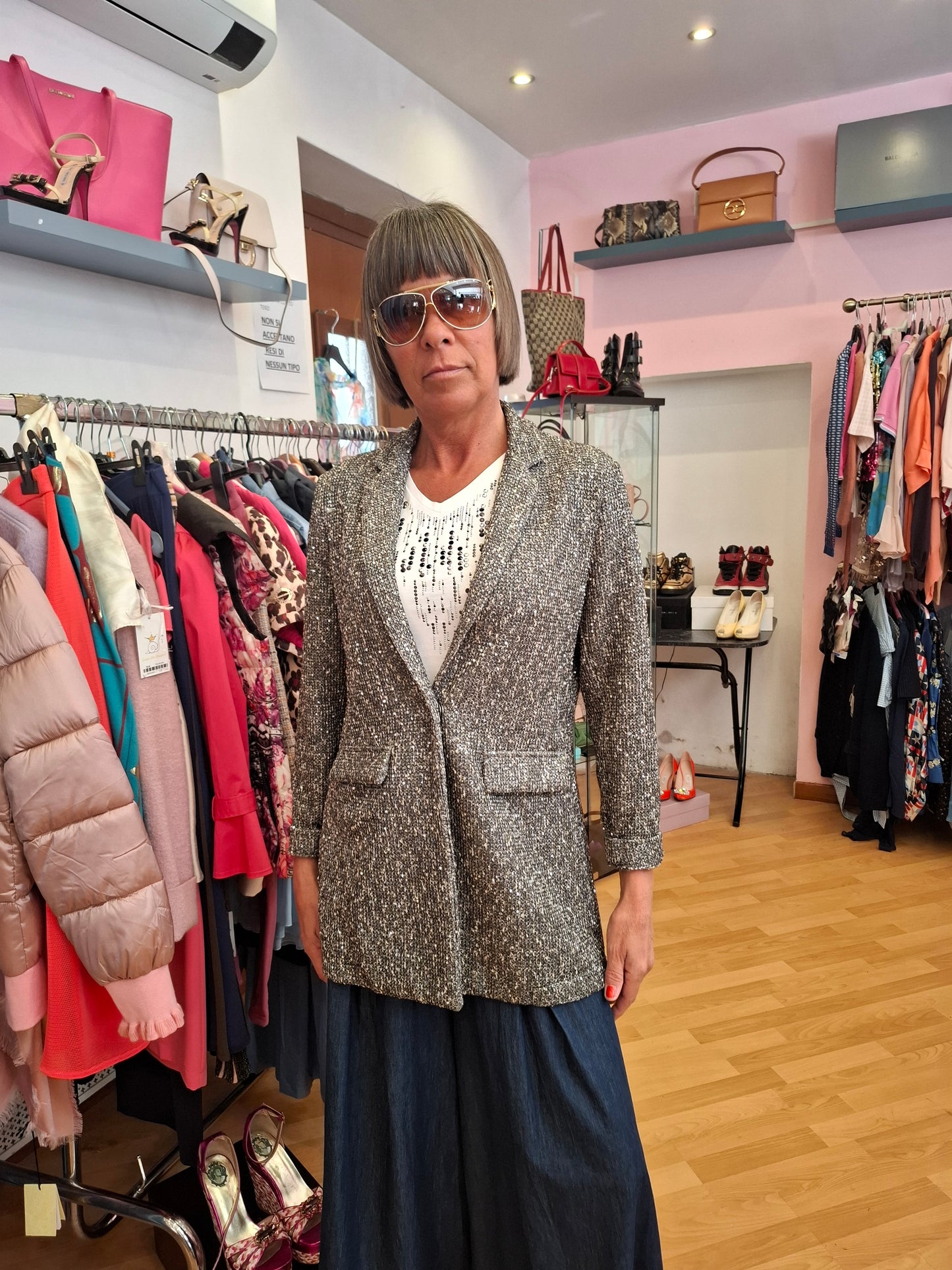 Blazer So Allure tg44 paillettes