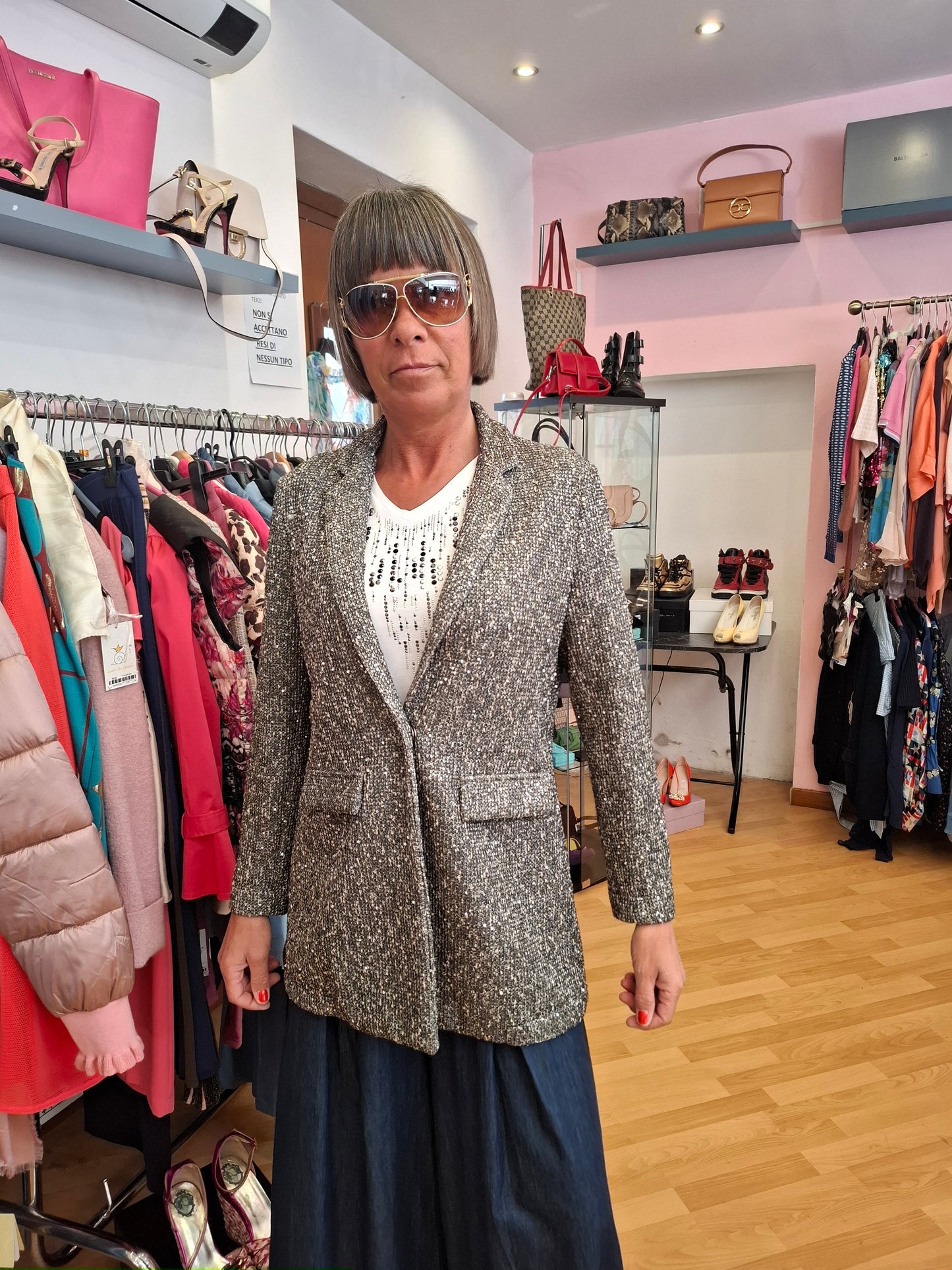 Blazer So Allure tg44 paillettes