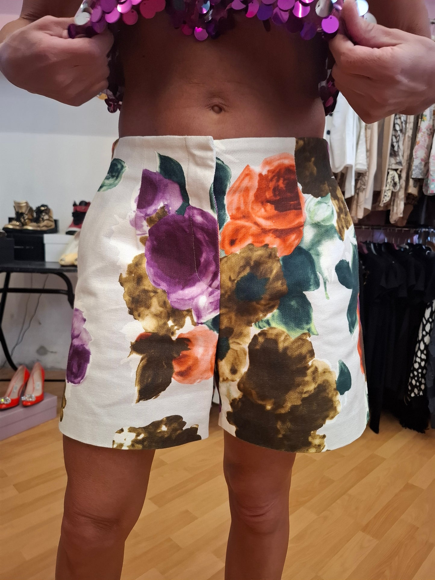 Pantaloncino Liu Jo floreale tg42 ridotta