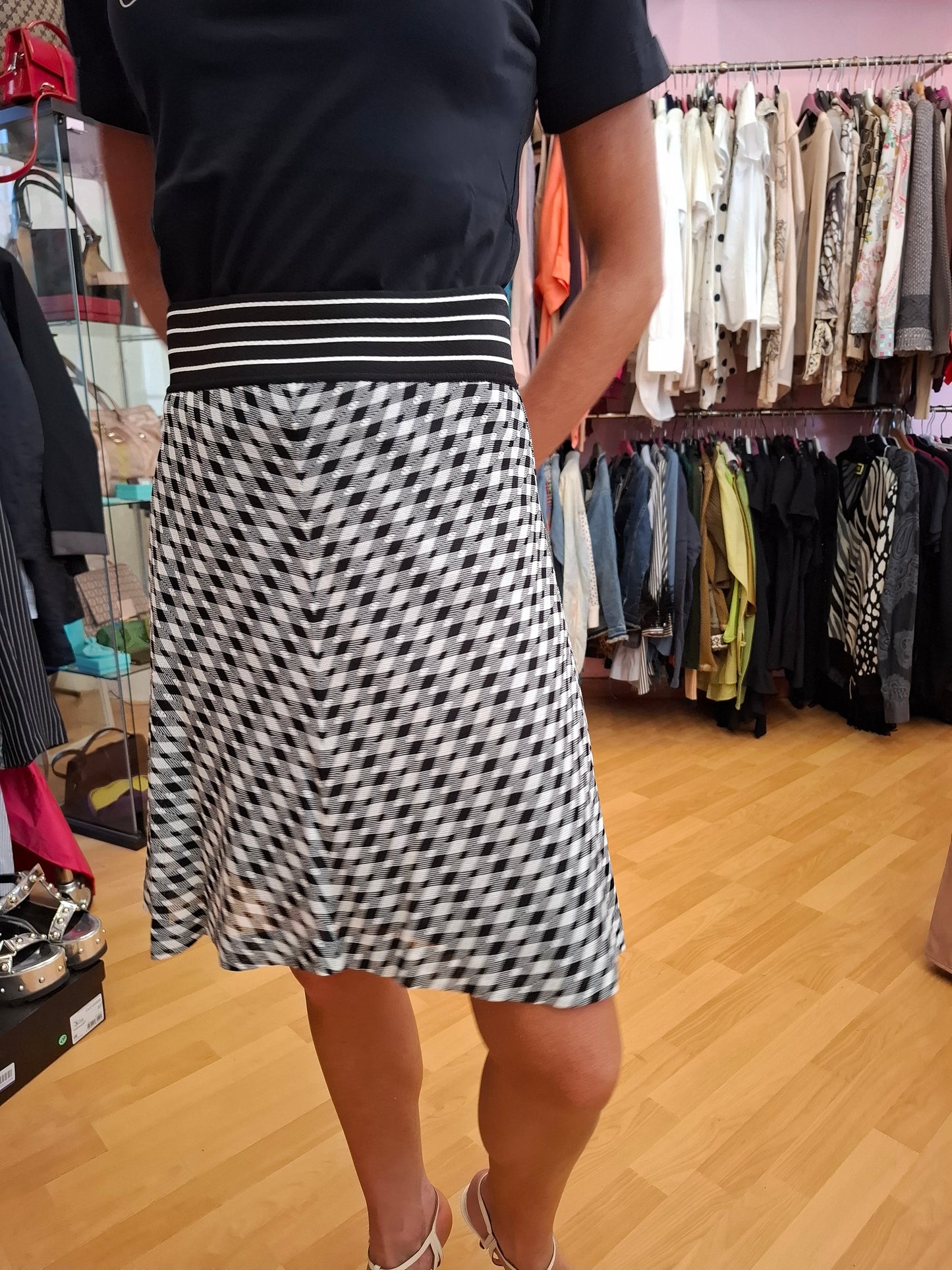 Gonna Missoni bianca&nera tg40