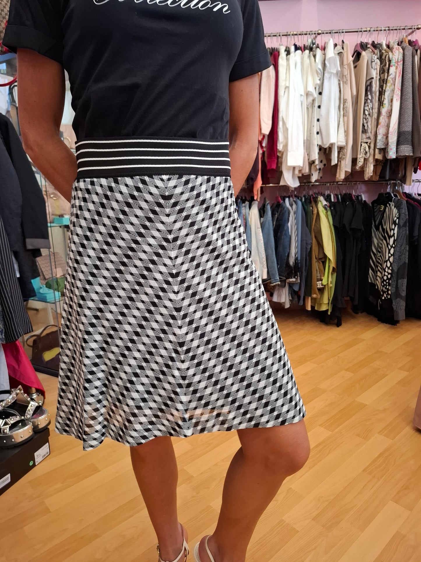 Gonna Missoni bianca&nera tg40