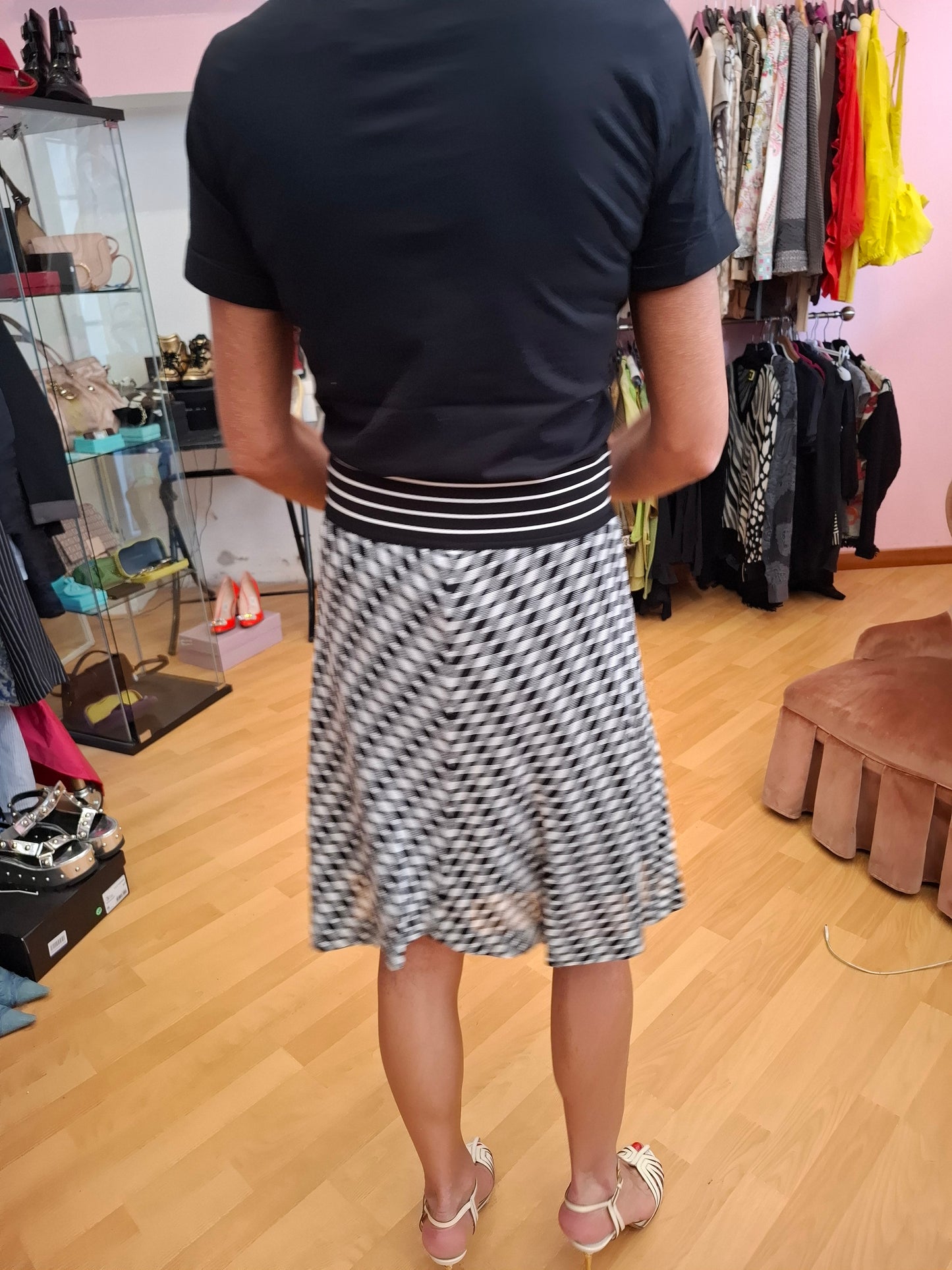 Gonna Missoni bianca&nera tg40
