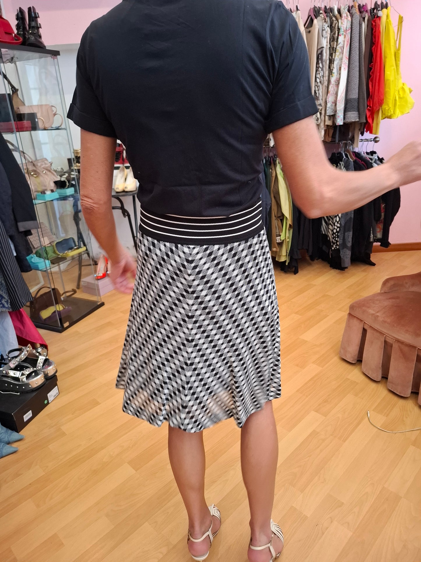 Gonna Missoni bianca&nera tg40