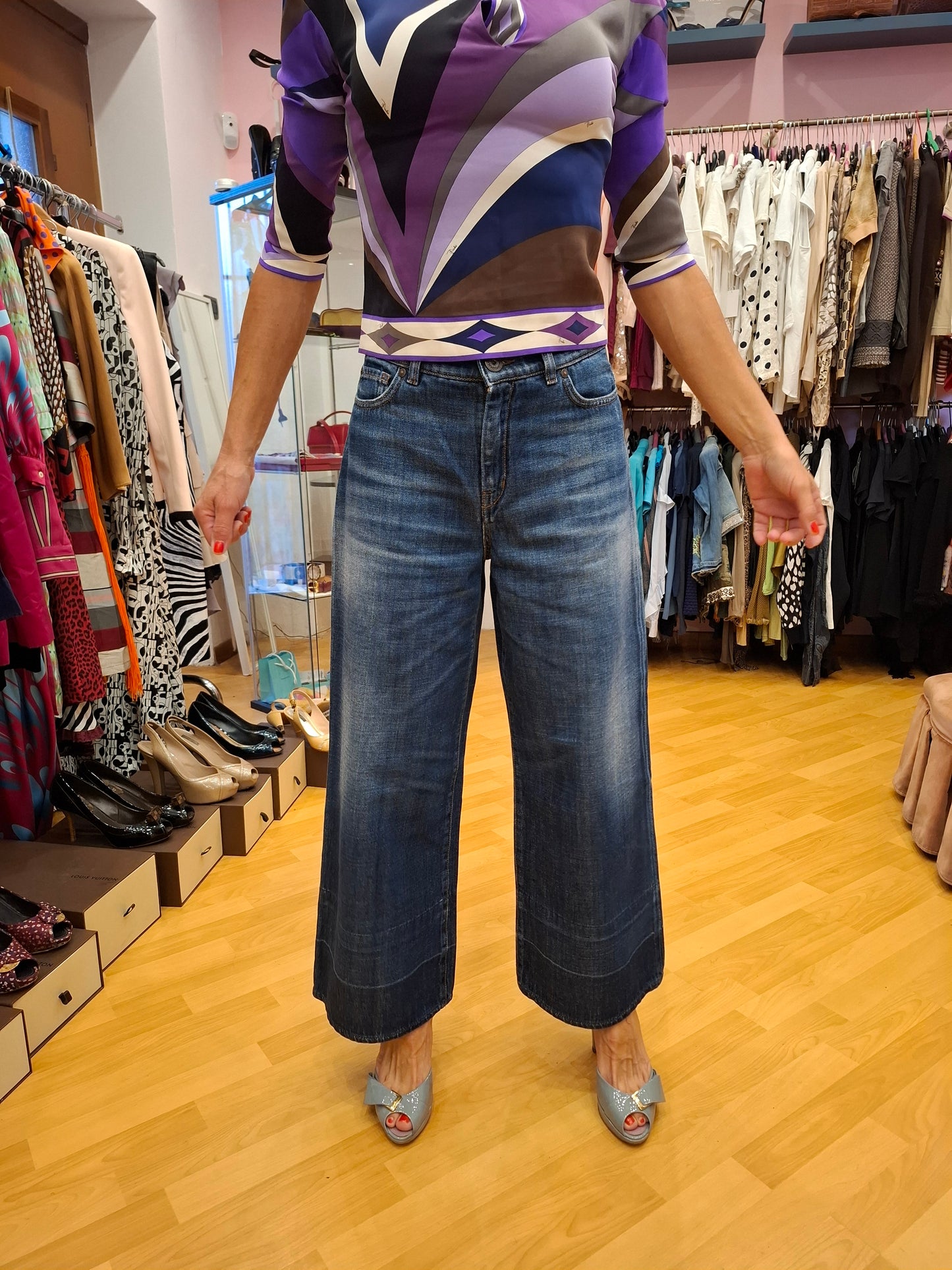 Jeans MaxMara tg S zampa