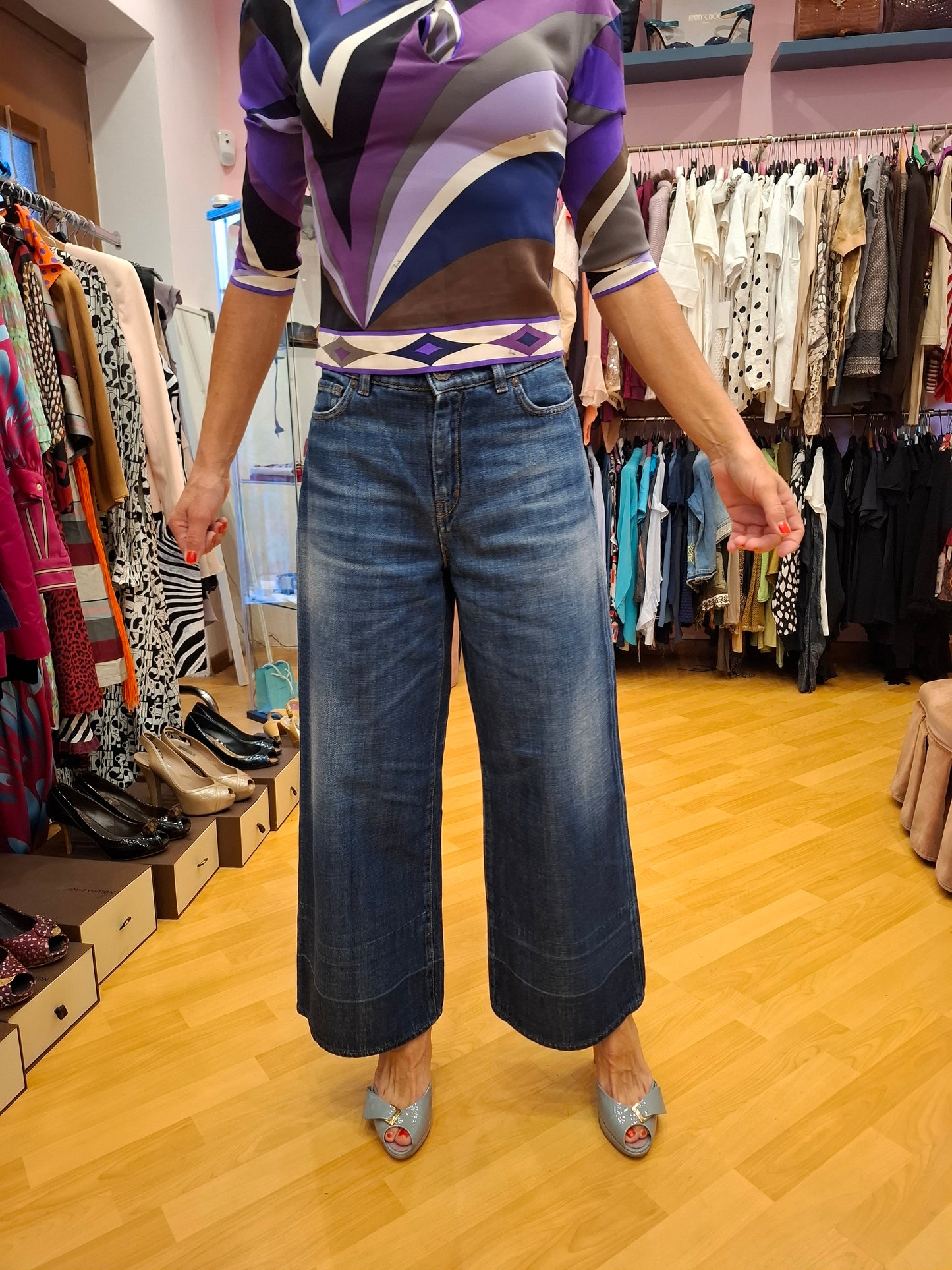 Jeans MaxMara tg S zampa