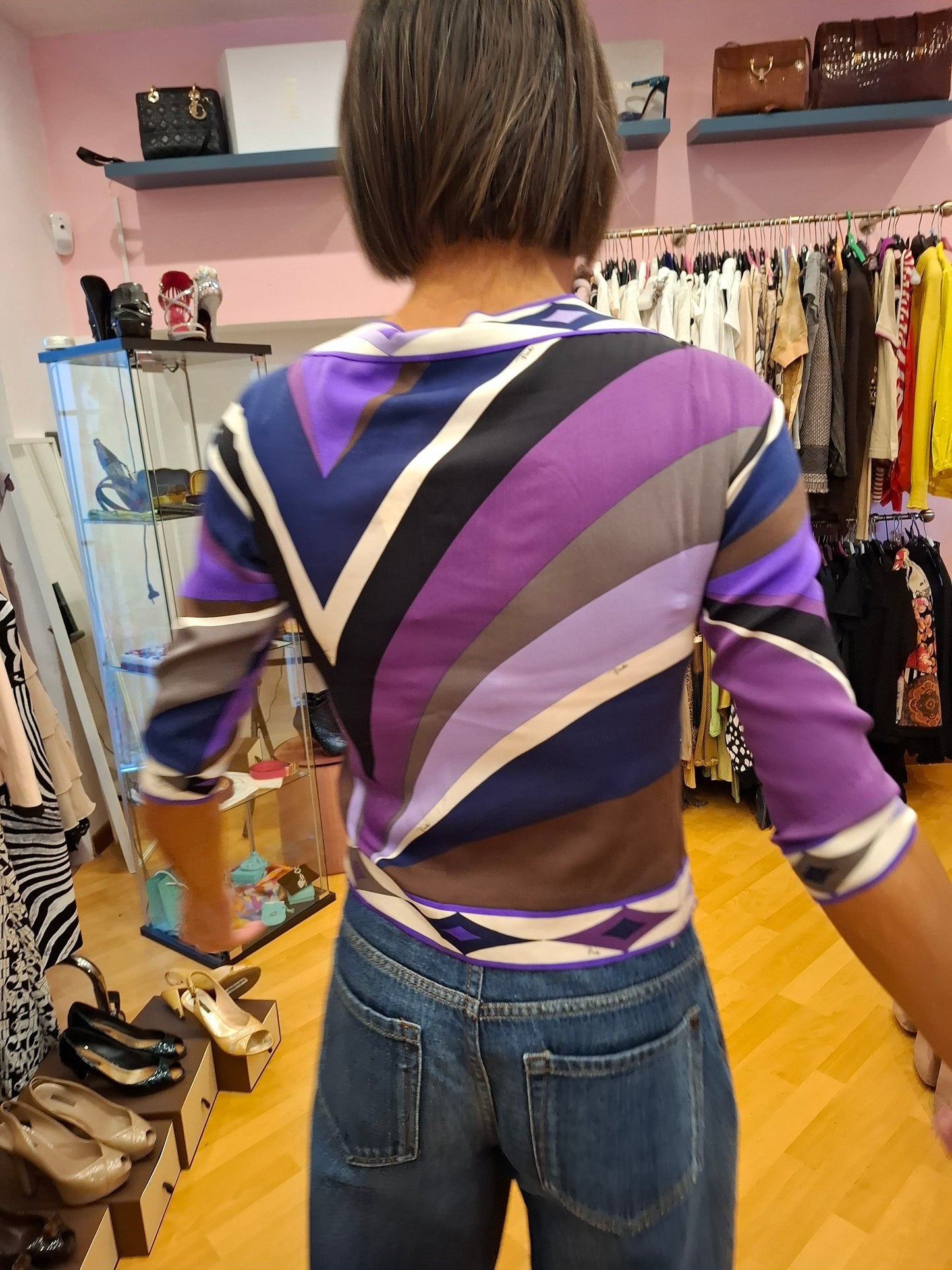 Blusa Emilio Pucci pura seta tg 40
