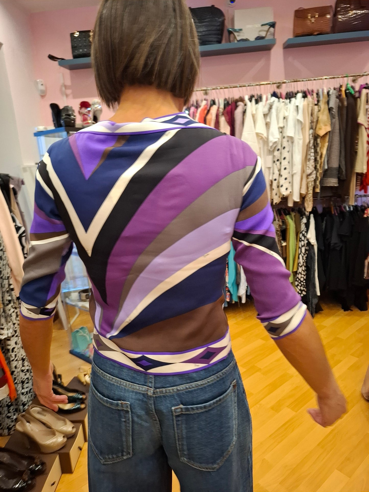 Blusa Emilio Pucci pura seta tg 40