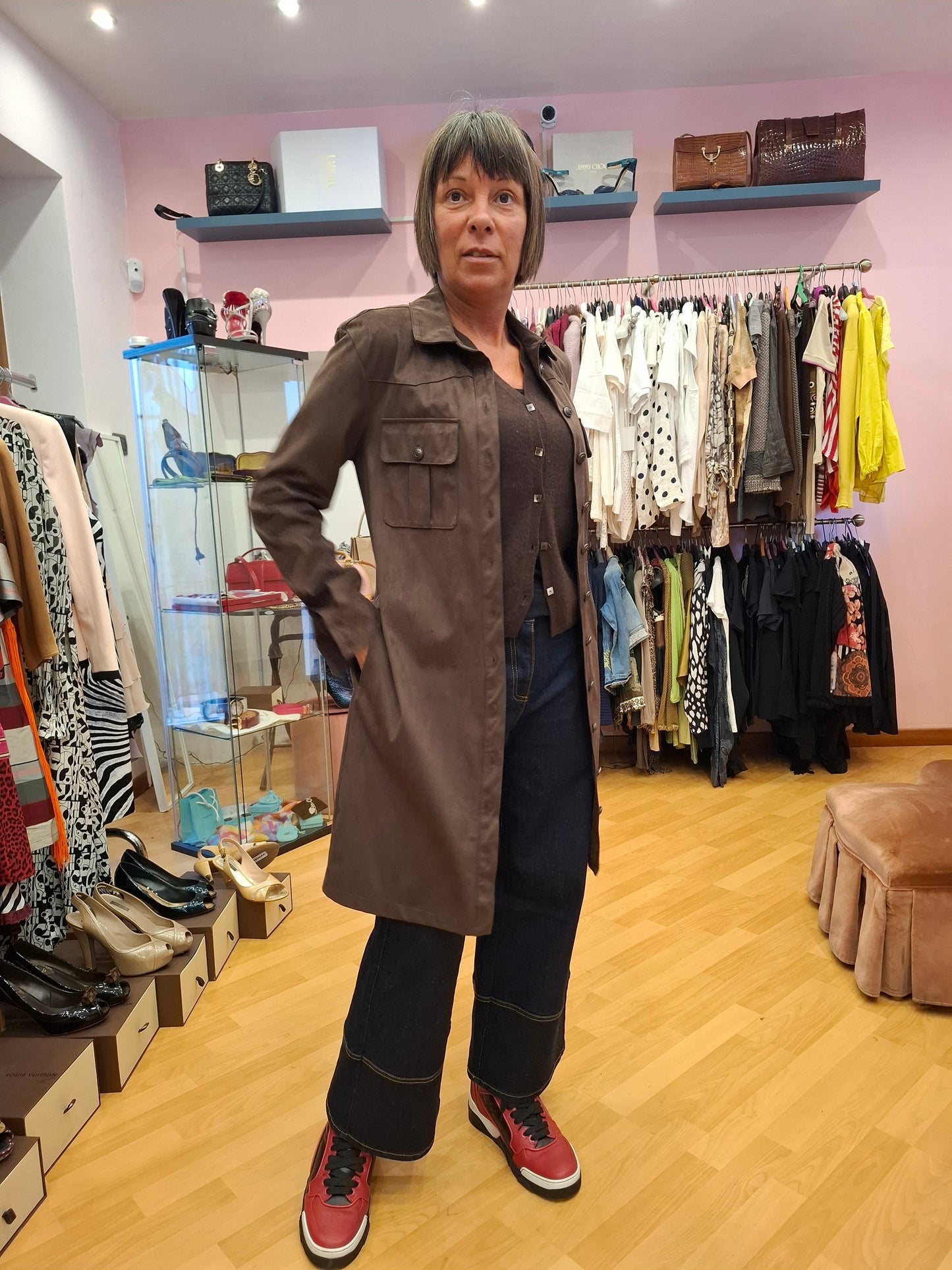 Giacca Guess tg S marrone nuova
