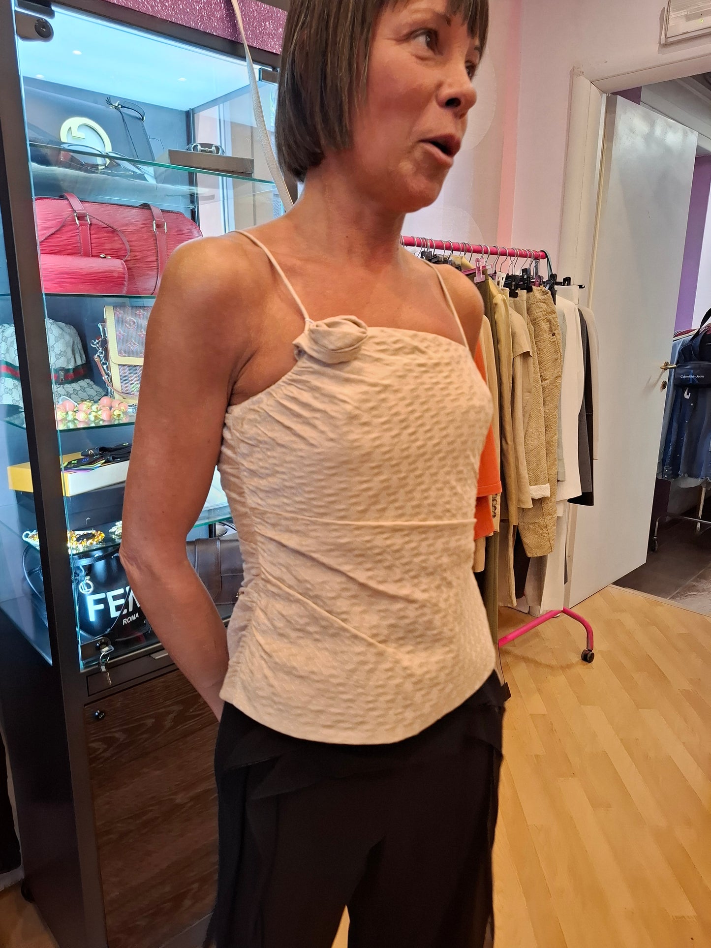 Top Giorgio Armani tg 40 pura seta