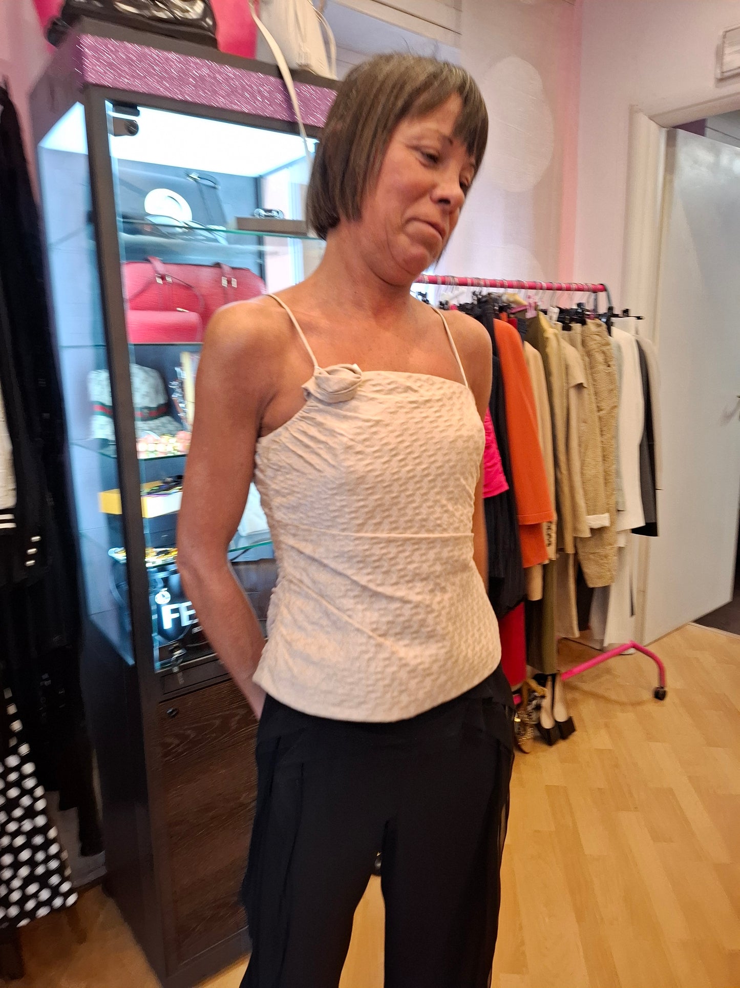 Top Giorgio Armani tg 40 pura seta