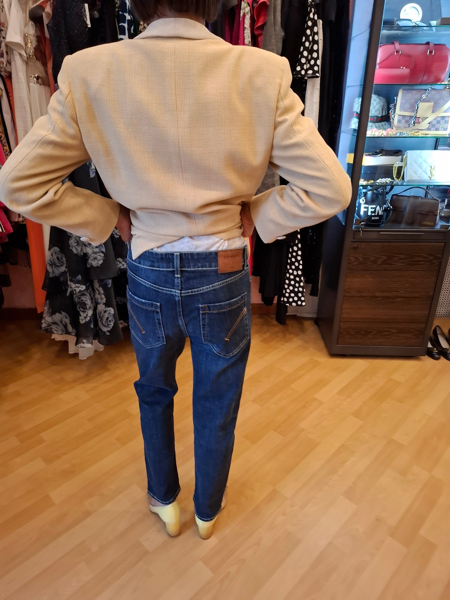 Jeans Dundup bottoncini tg S
