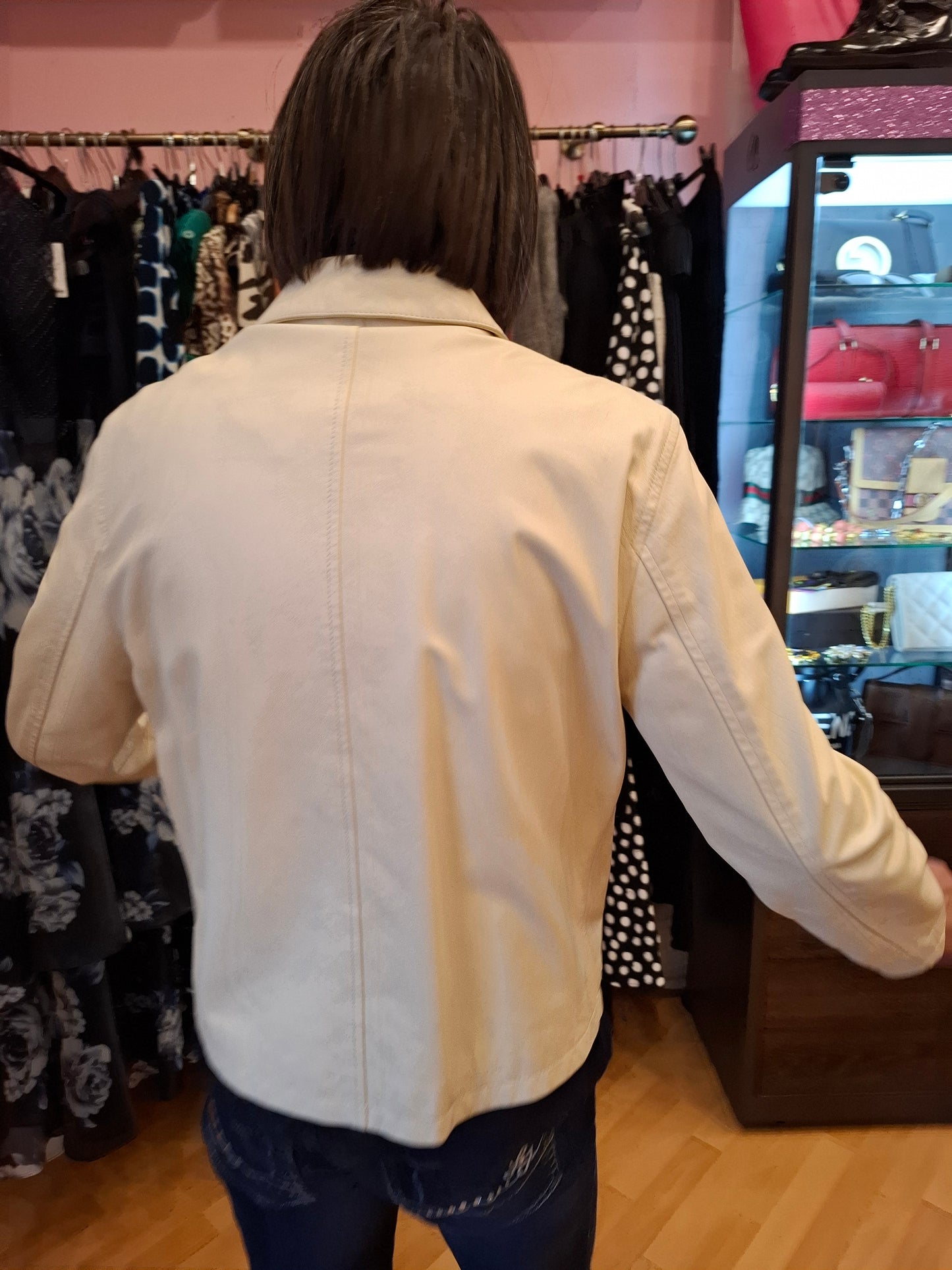 Giacca Burberry tg 40 pelle