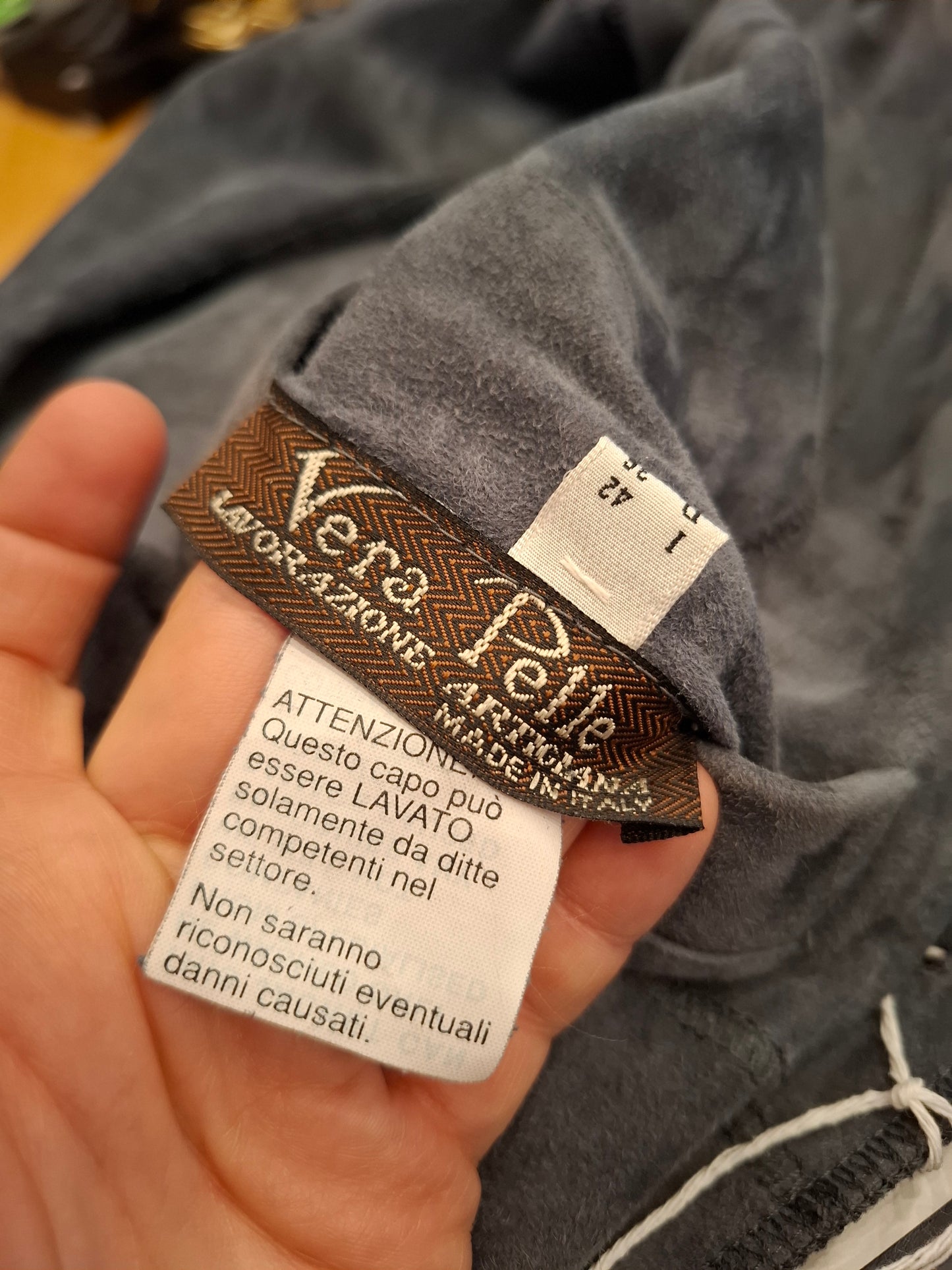 Trench in pelle double face tg 42