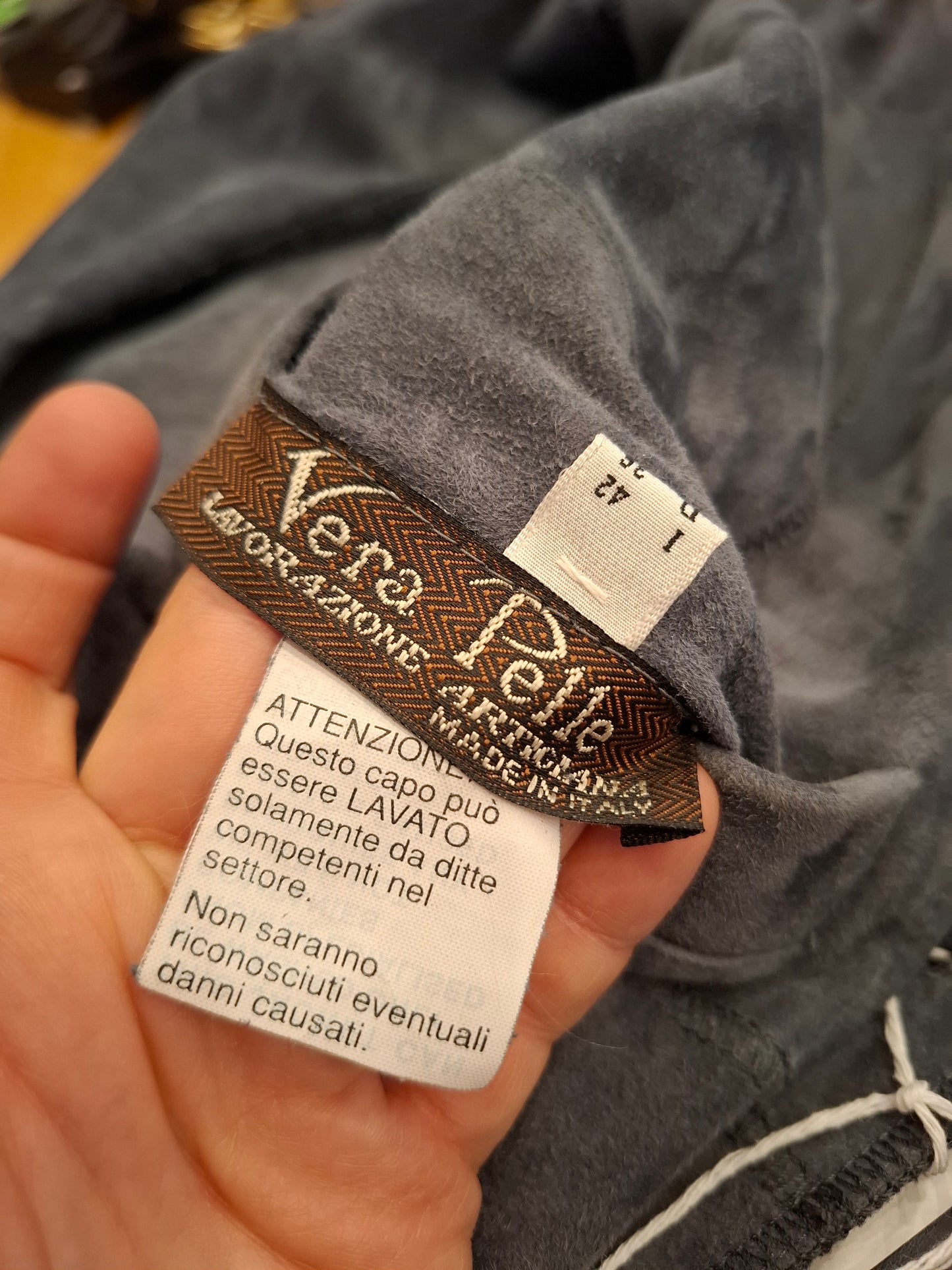 Trench in pelle double face tg 42
