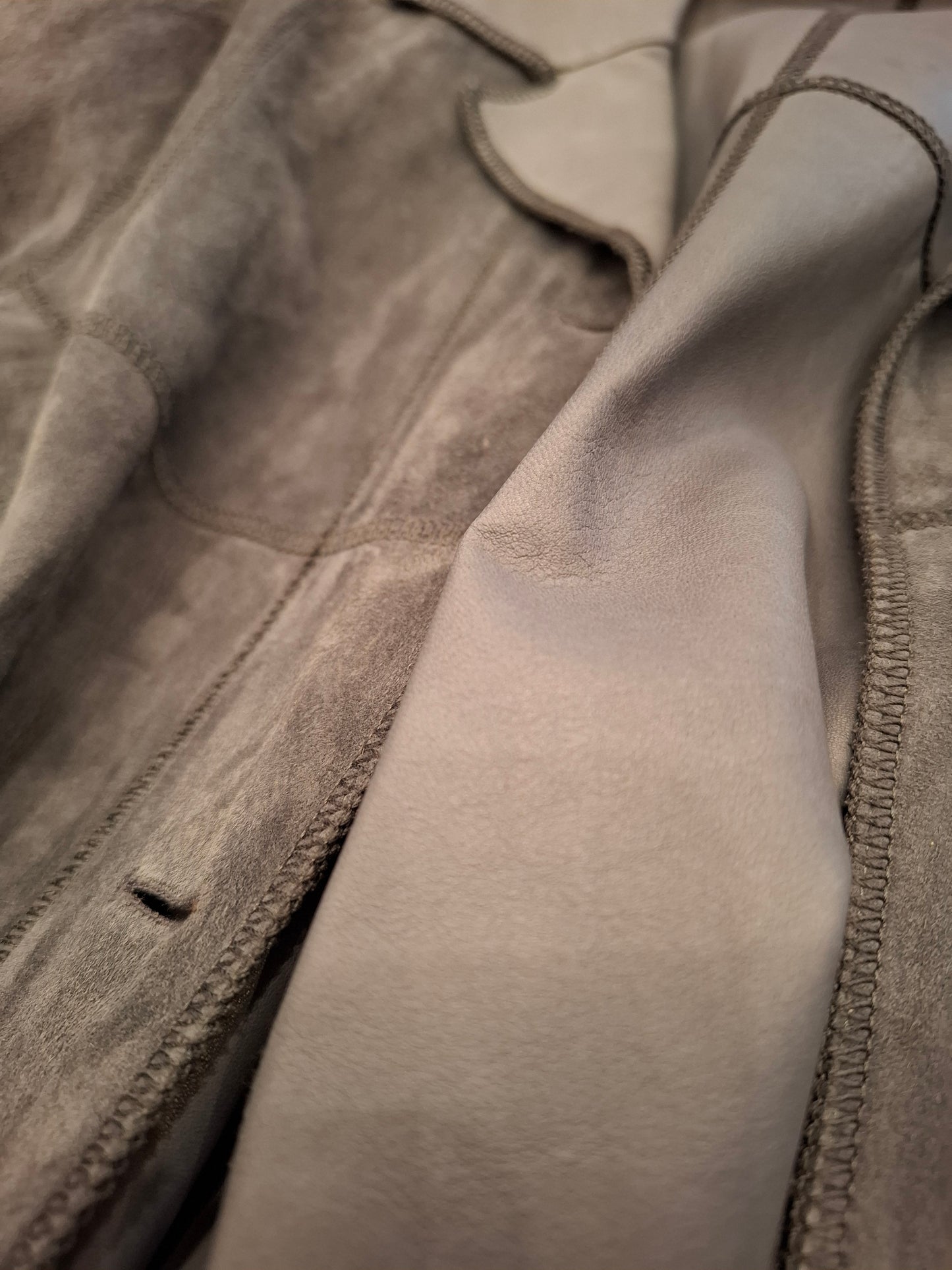 Trench in pelle double face tg 42
