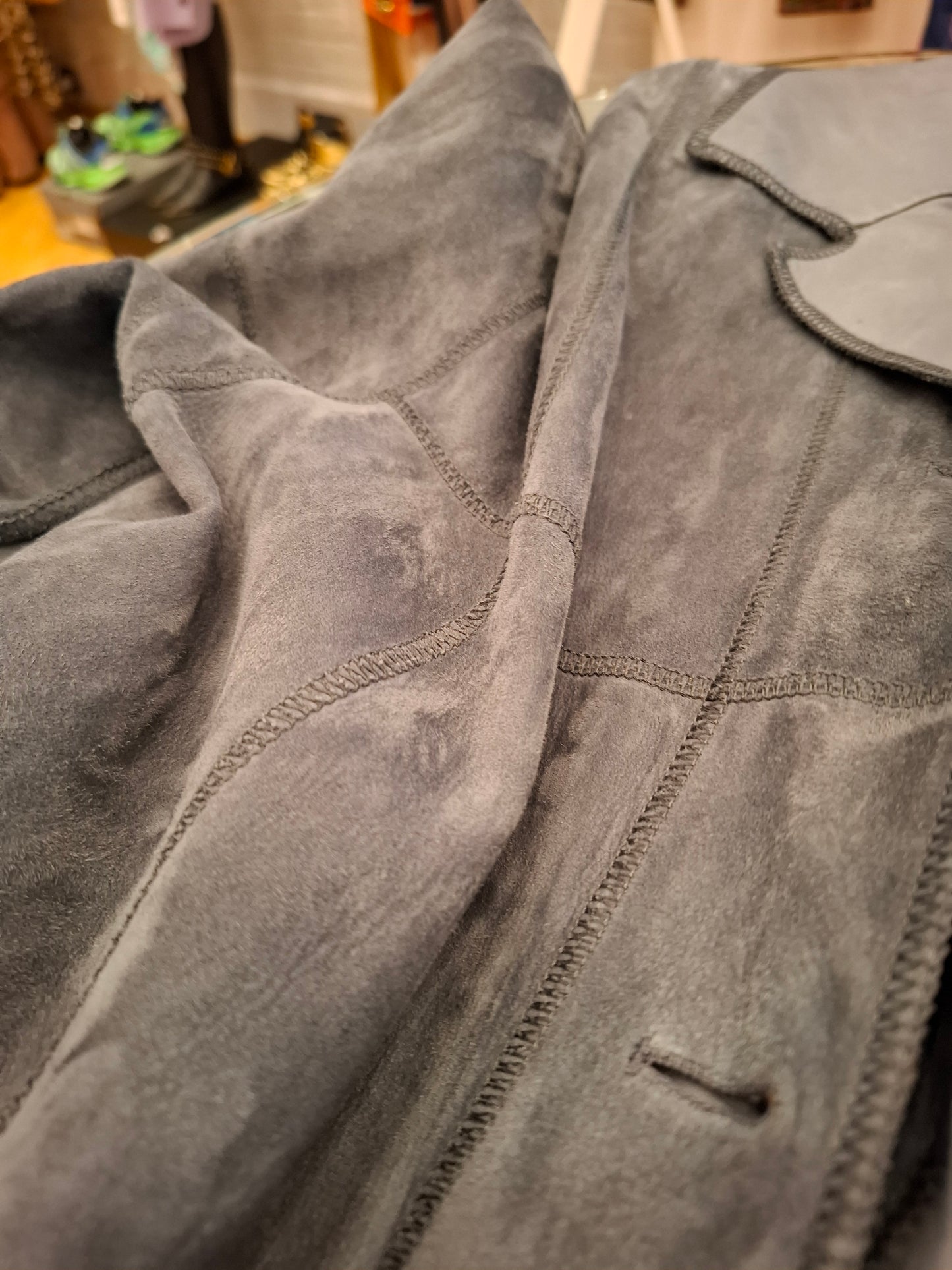 Trench in pelle double face tg 42