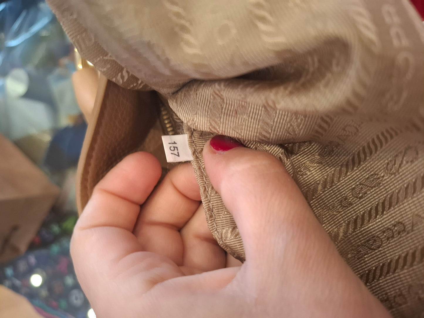 Borsa Prada colore nude
