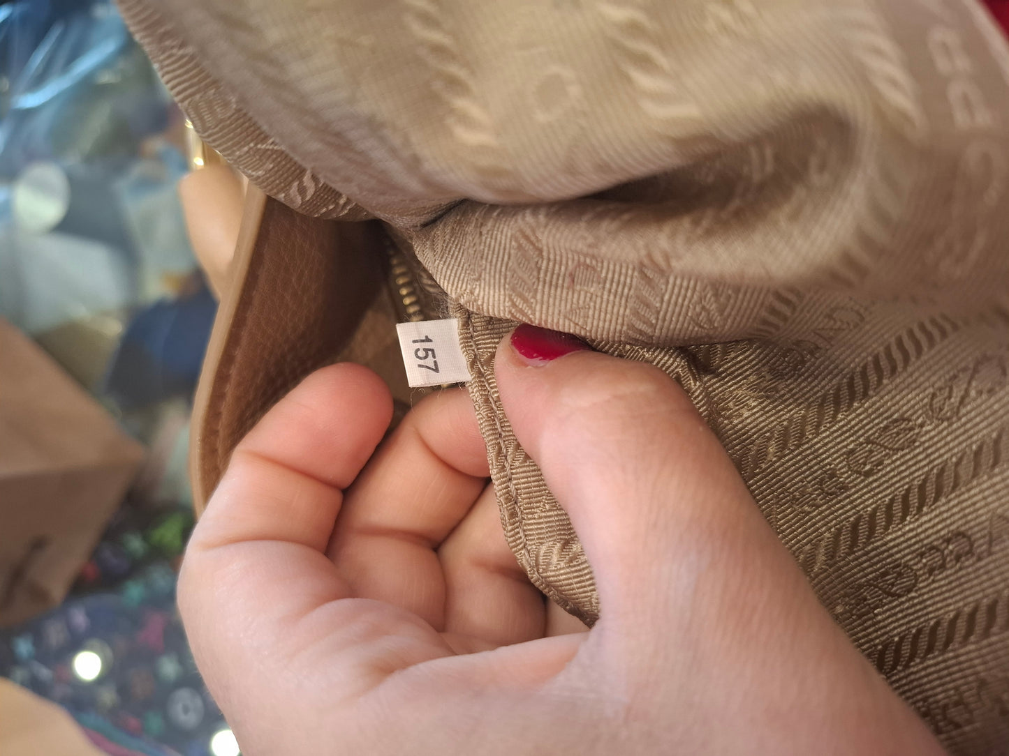 Borsa Prada colore nude