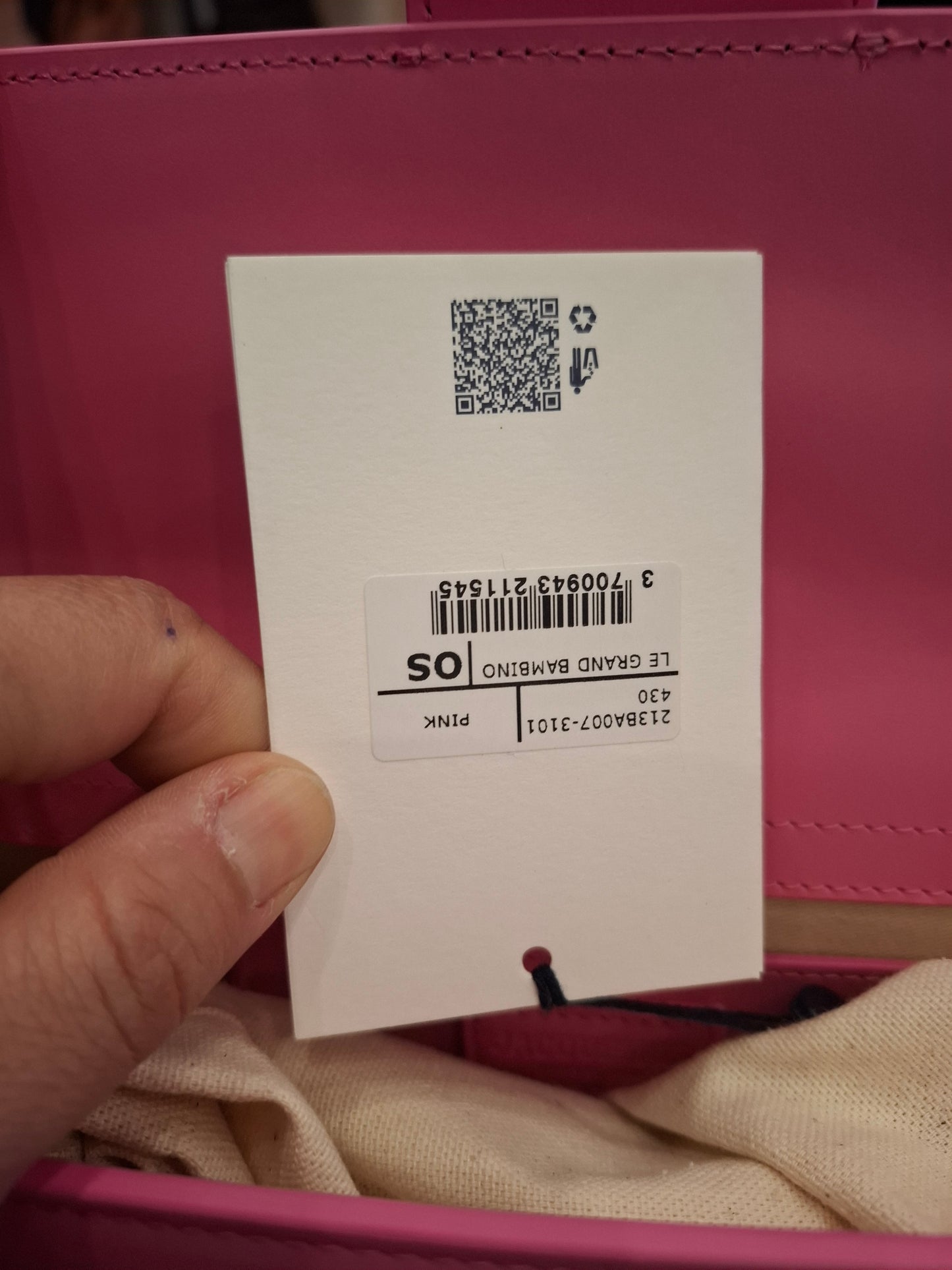 Borsa Jacquemus nuova rosa