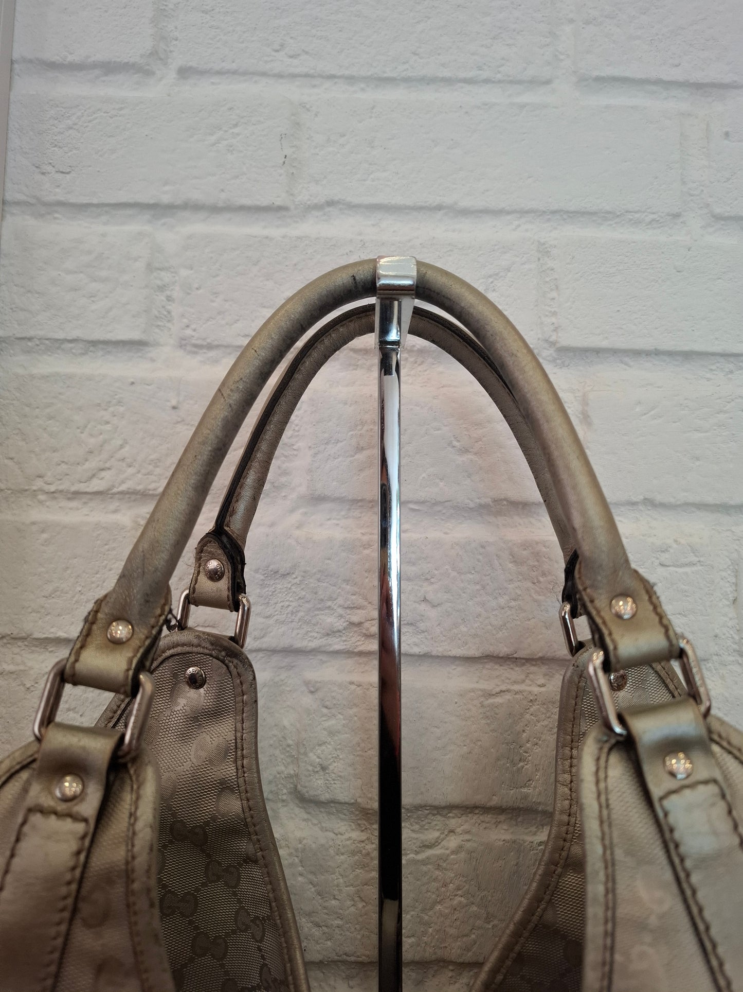 Borsa Gucci argentata Jackie
