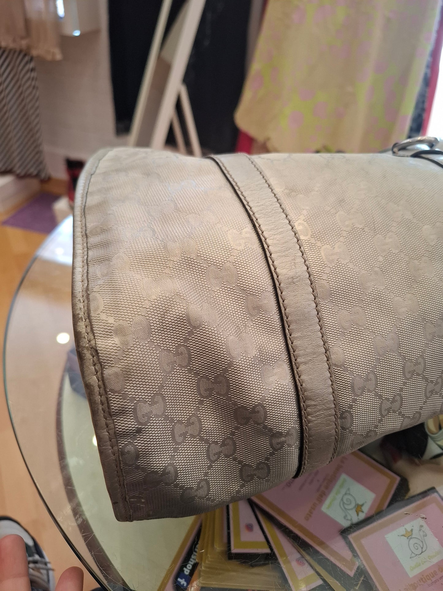 Borsa Gucci argentata Jackie