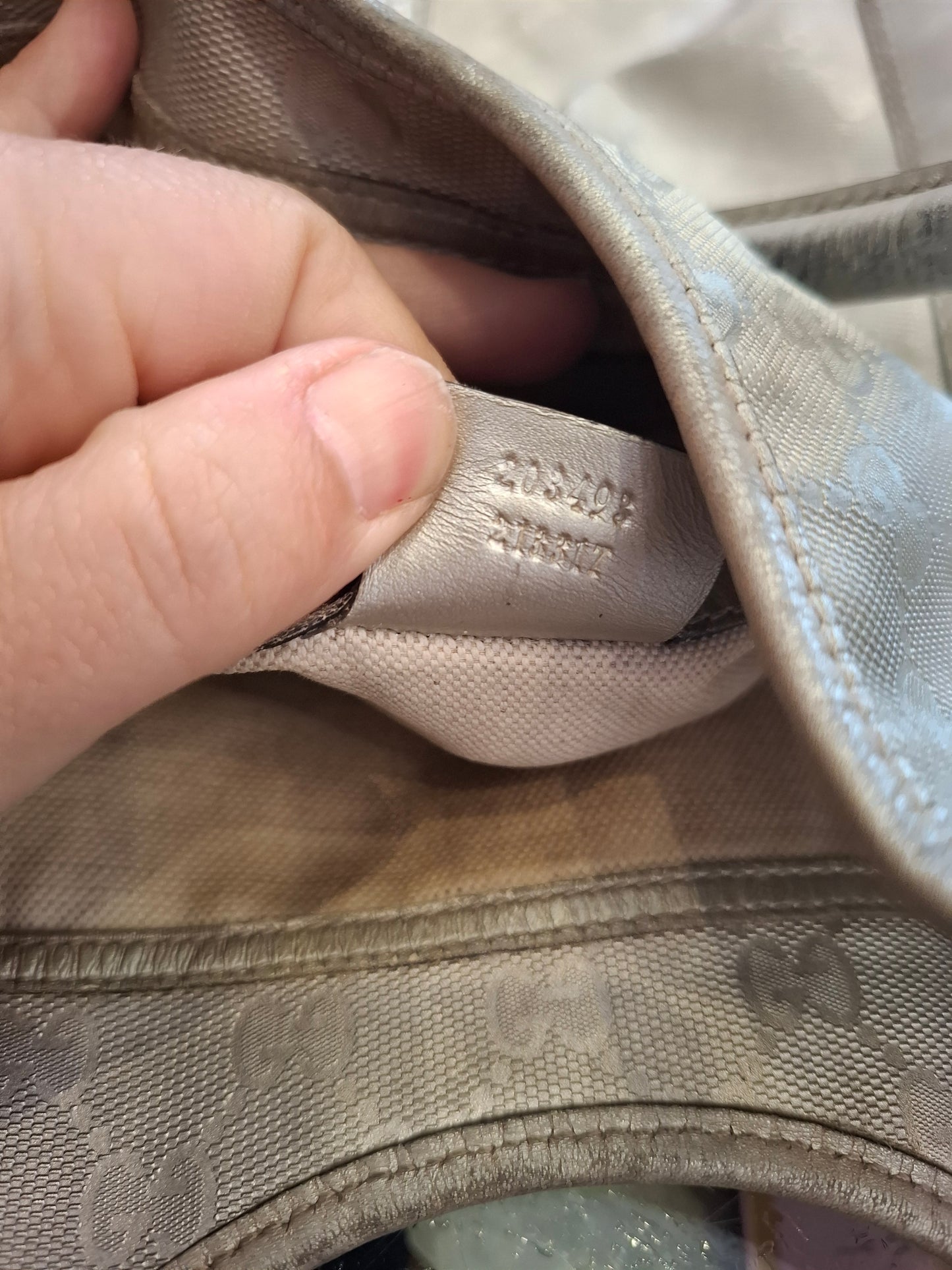 Borsa Gucci argentata Jackie