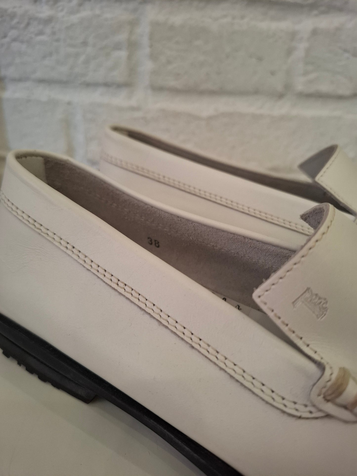 Mocassino Tod's bianco n*38