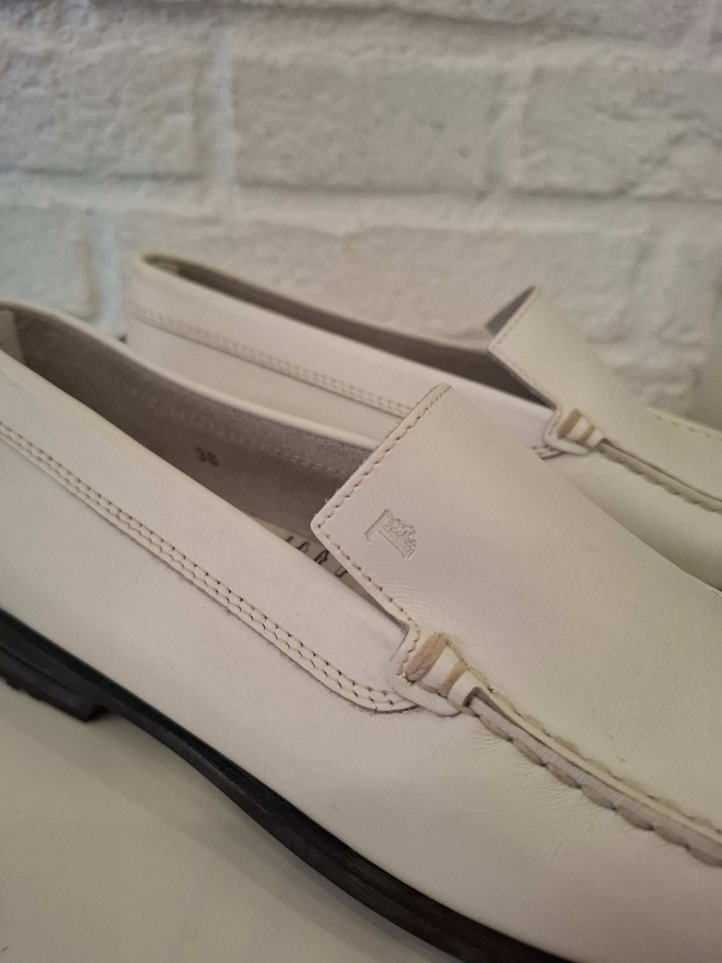 Mocassino Tod's bianco n*38