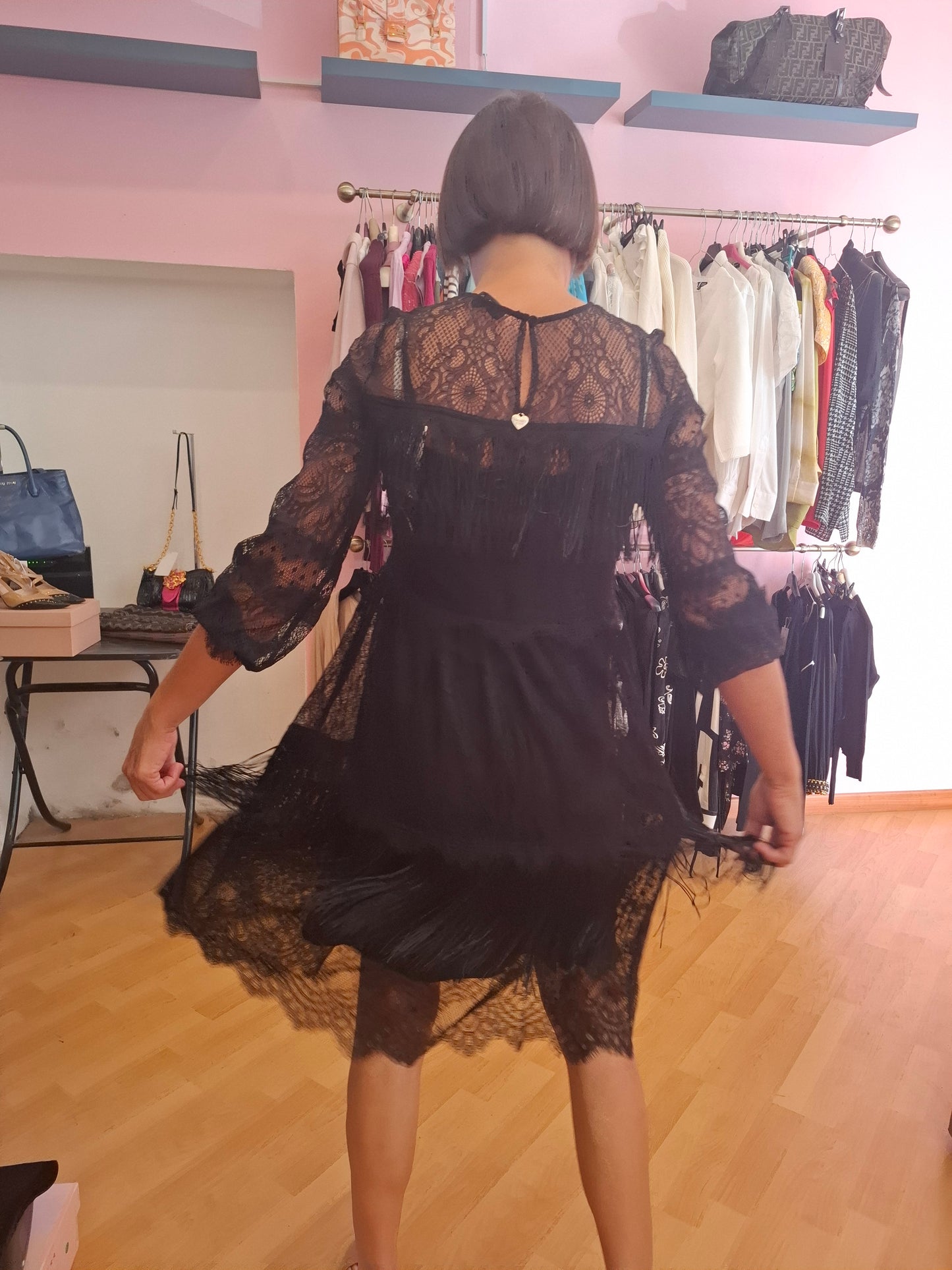 Abito Twin Set frange tg 40