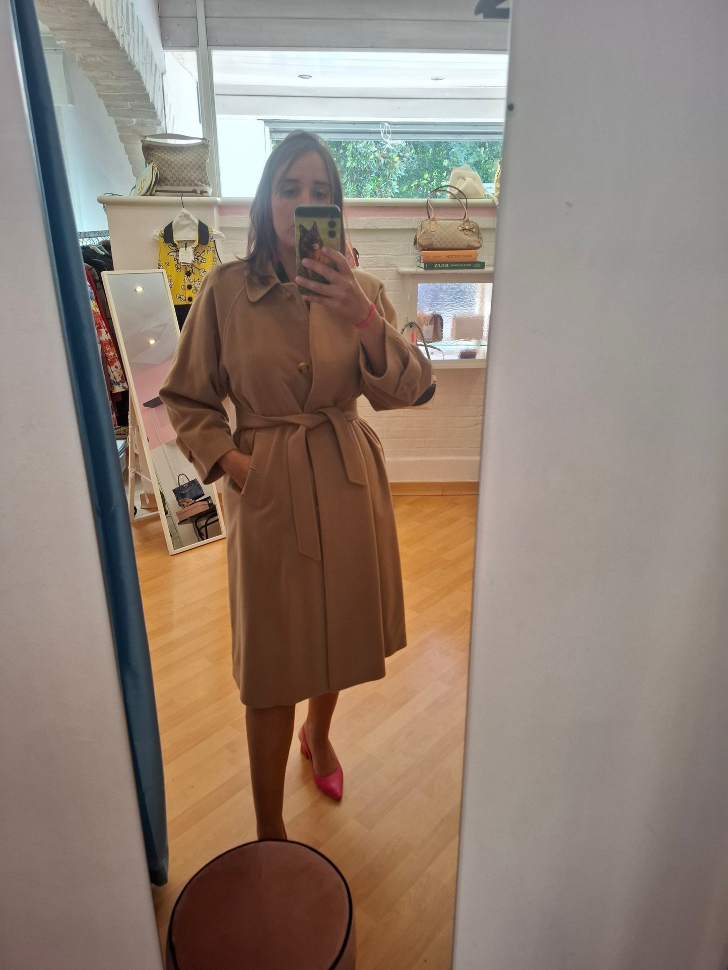 Cappotto Burberry cammello tg S abbondante