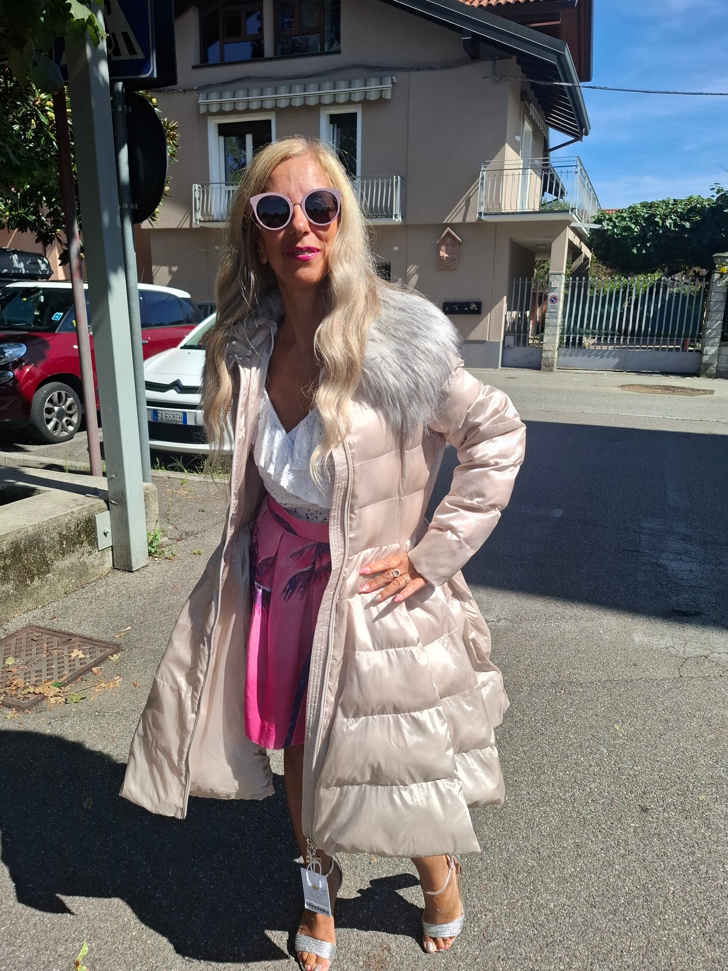 Piumino Elisabetta Franchi ampio tg 44 leggermente ridotta