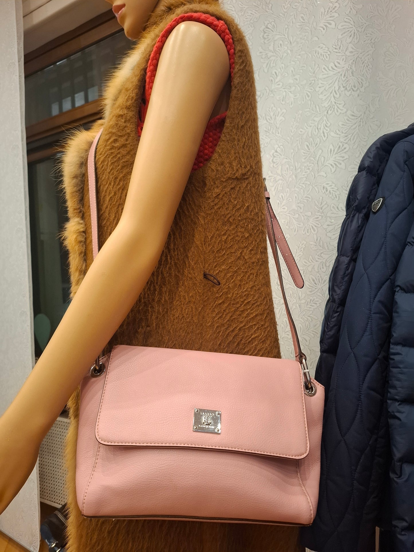 Tracolla Ralph Lauren rosa