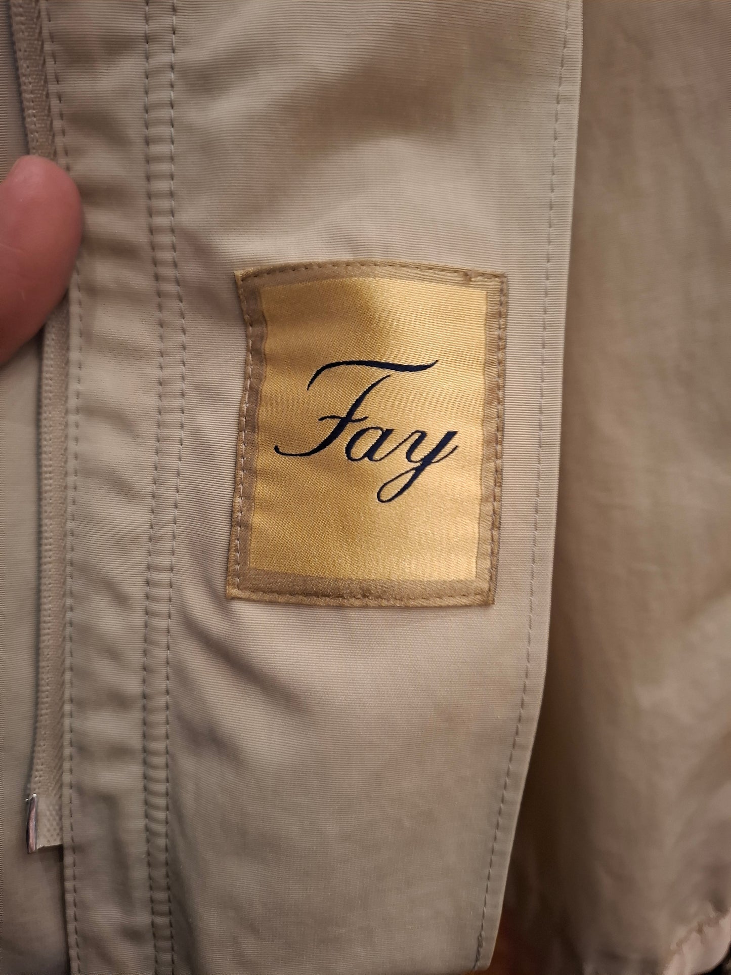Trench Fay tg S/M beige con gancio