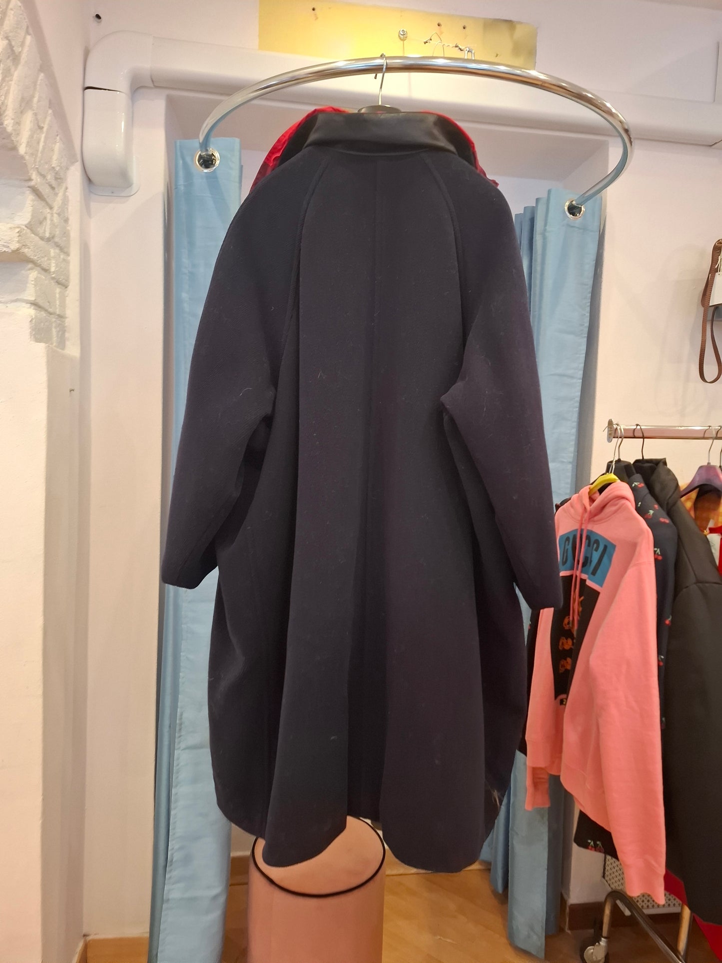 Cappotto blu Balenciaga tg 32 fr/ it 36 ma molto over