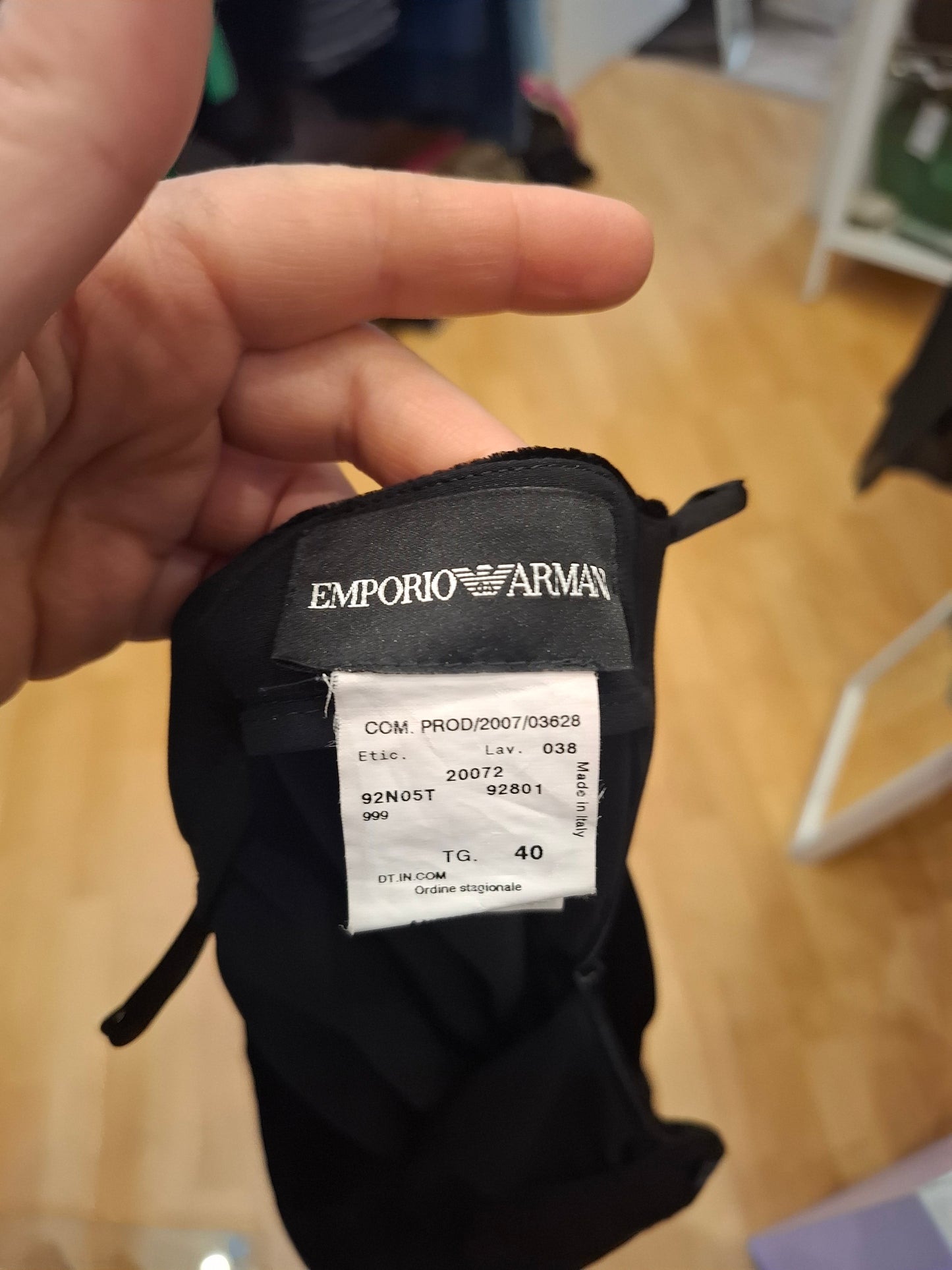 Completo velluto Emporio Armani tg 40/42