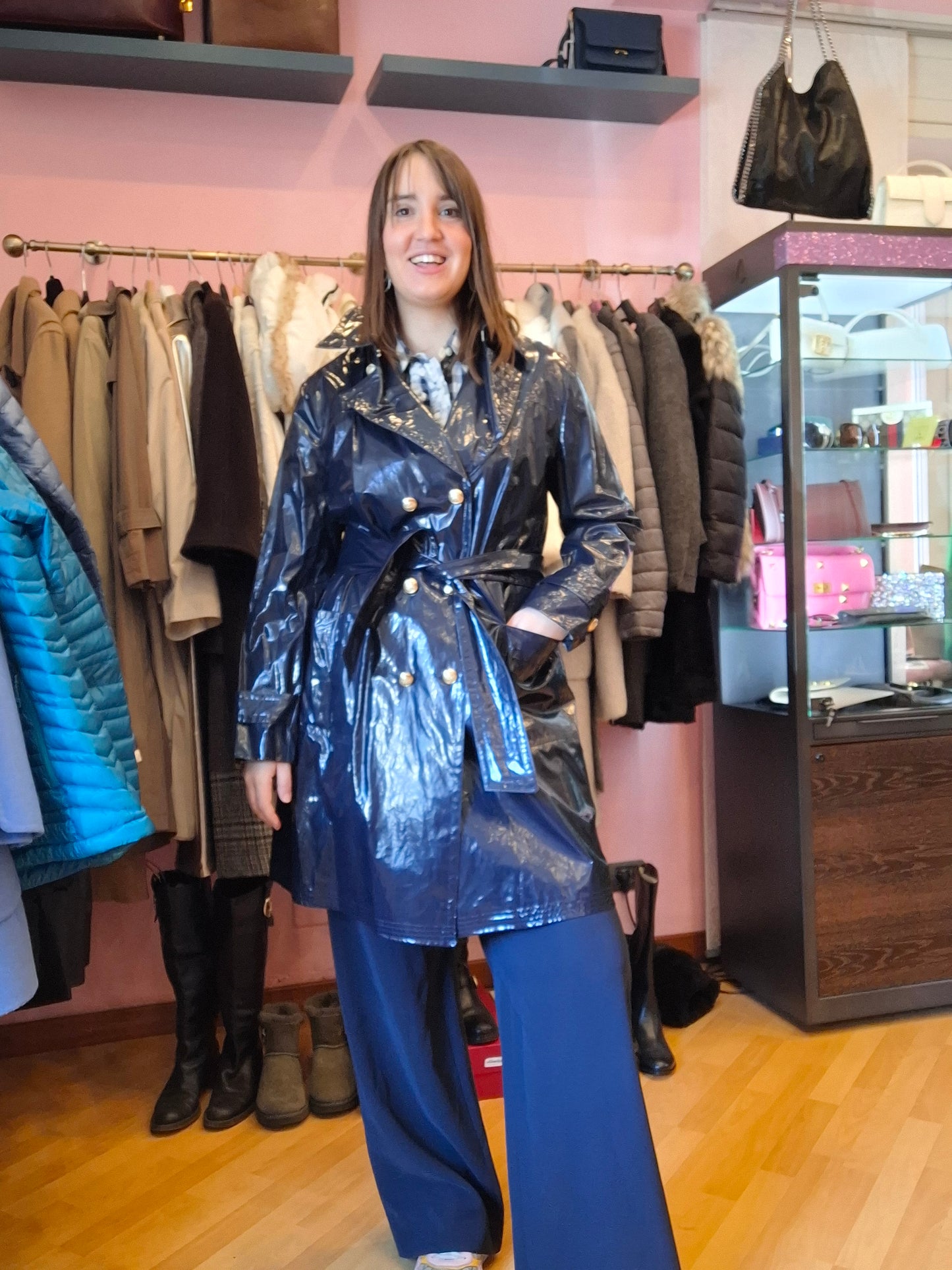 Trench Luisa Spagnoli tg L mod videoteca nuovo