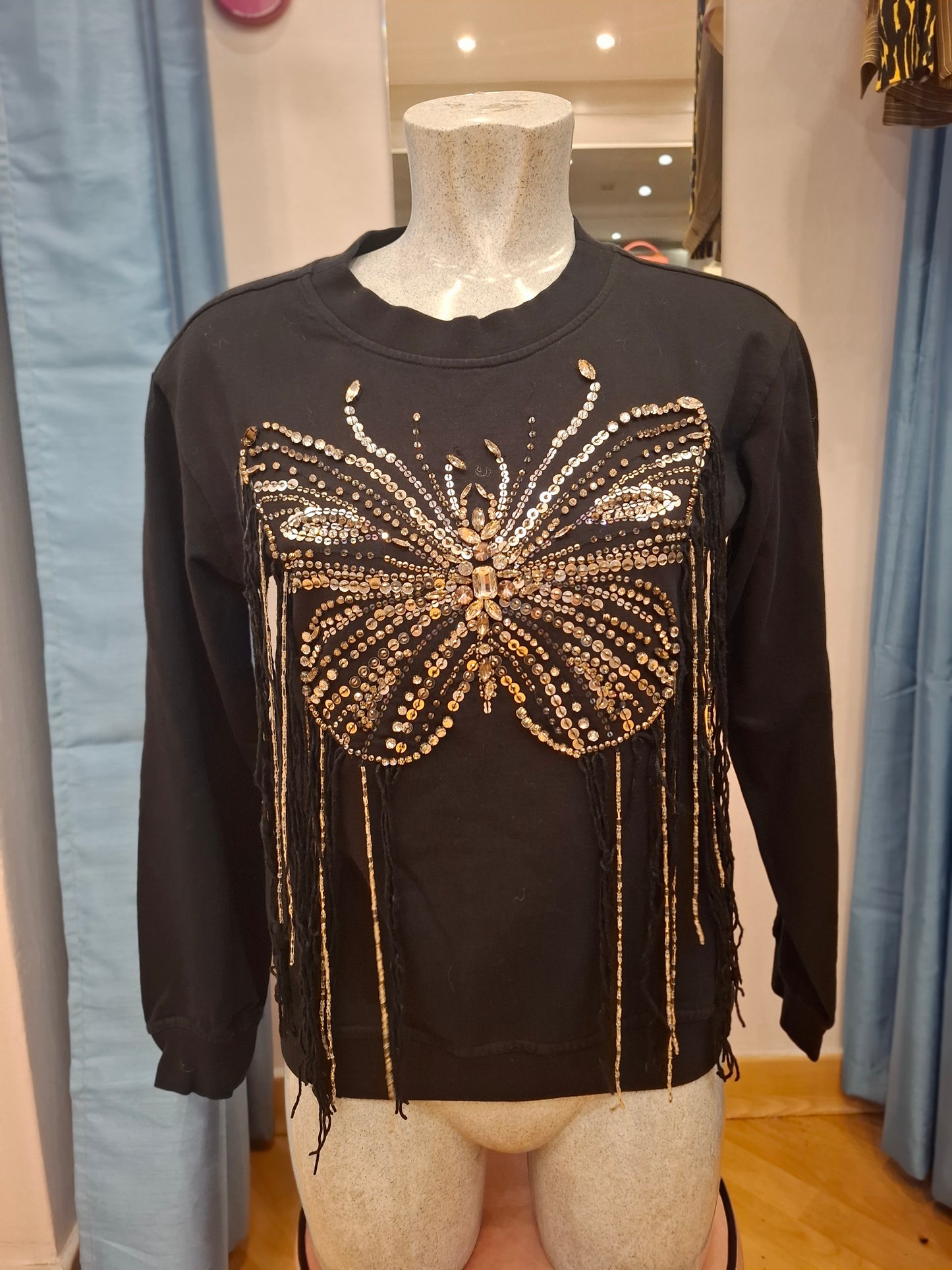 Felpa Twin Set strass tg XS