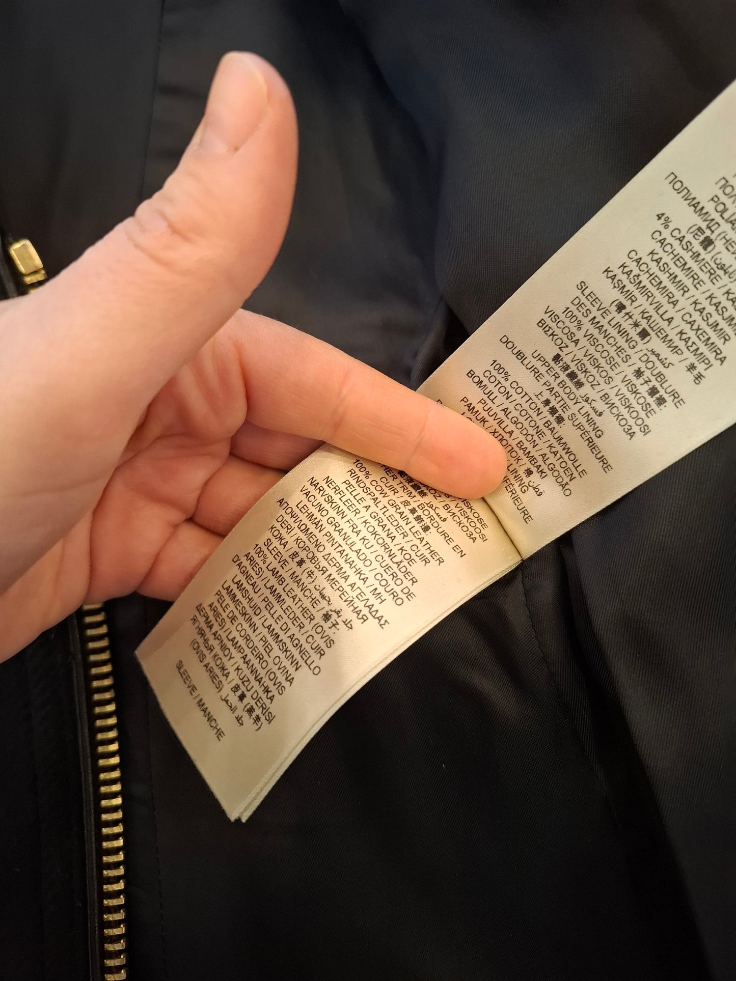 Cappotto Burberry maniche pelle tg 40