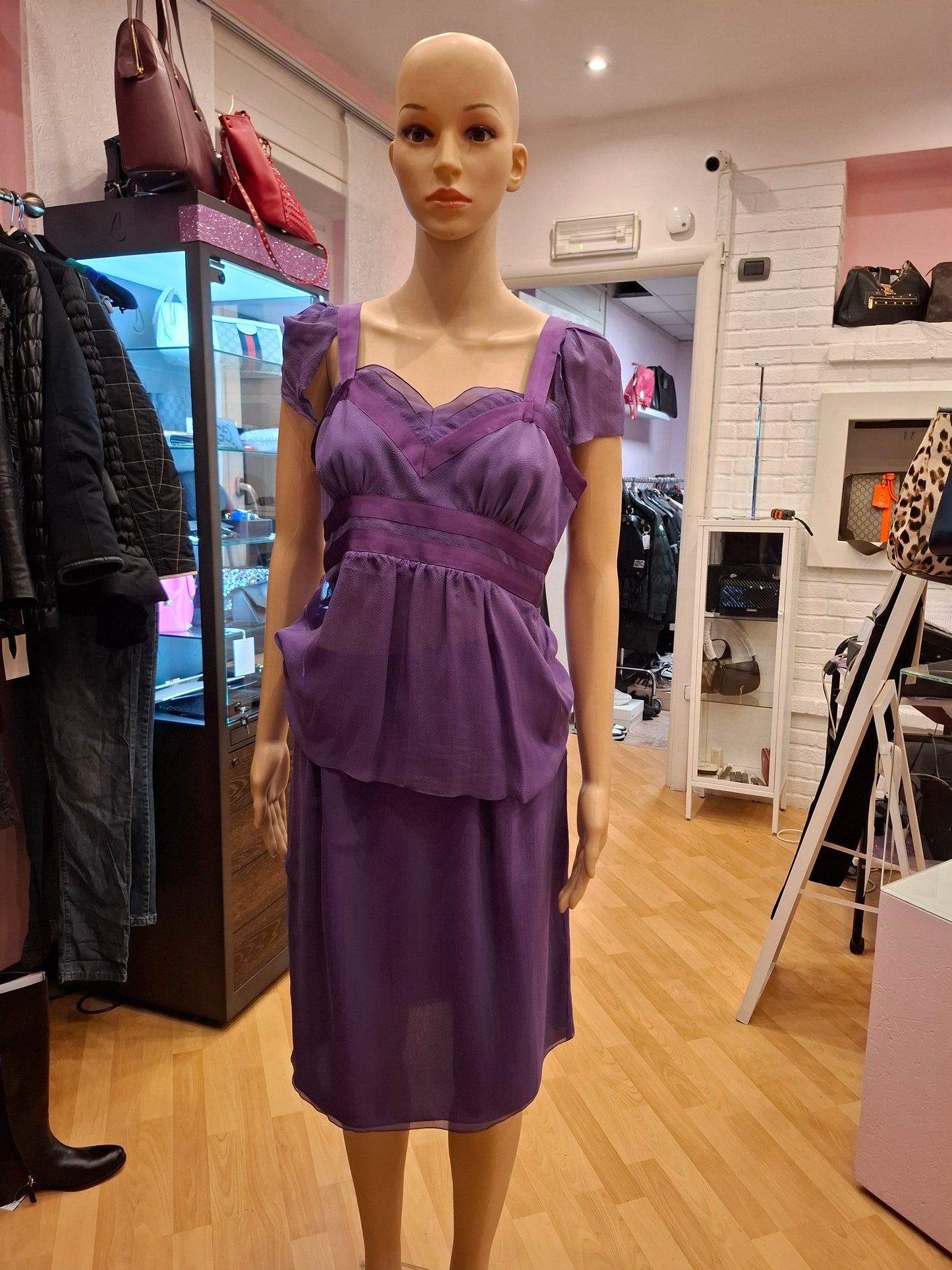 Completo Red Valentino seta viola tg S