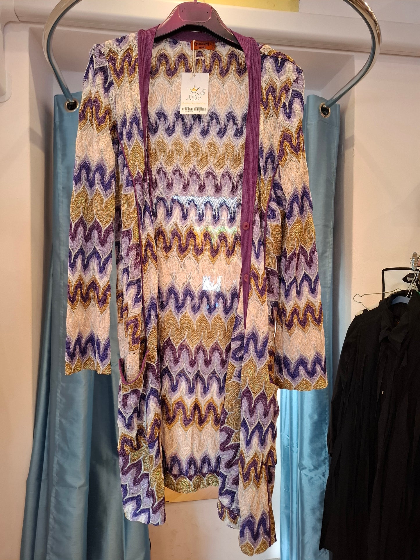 Cardigan Missoni Mare lamè tg S