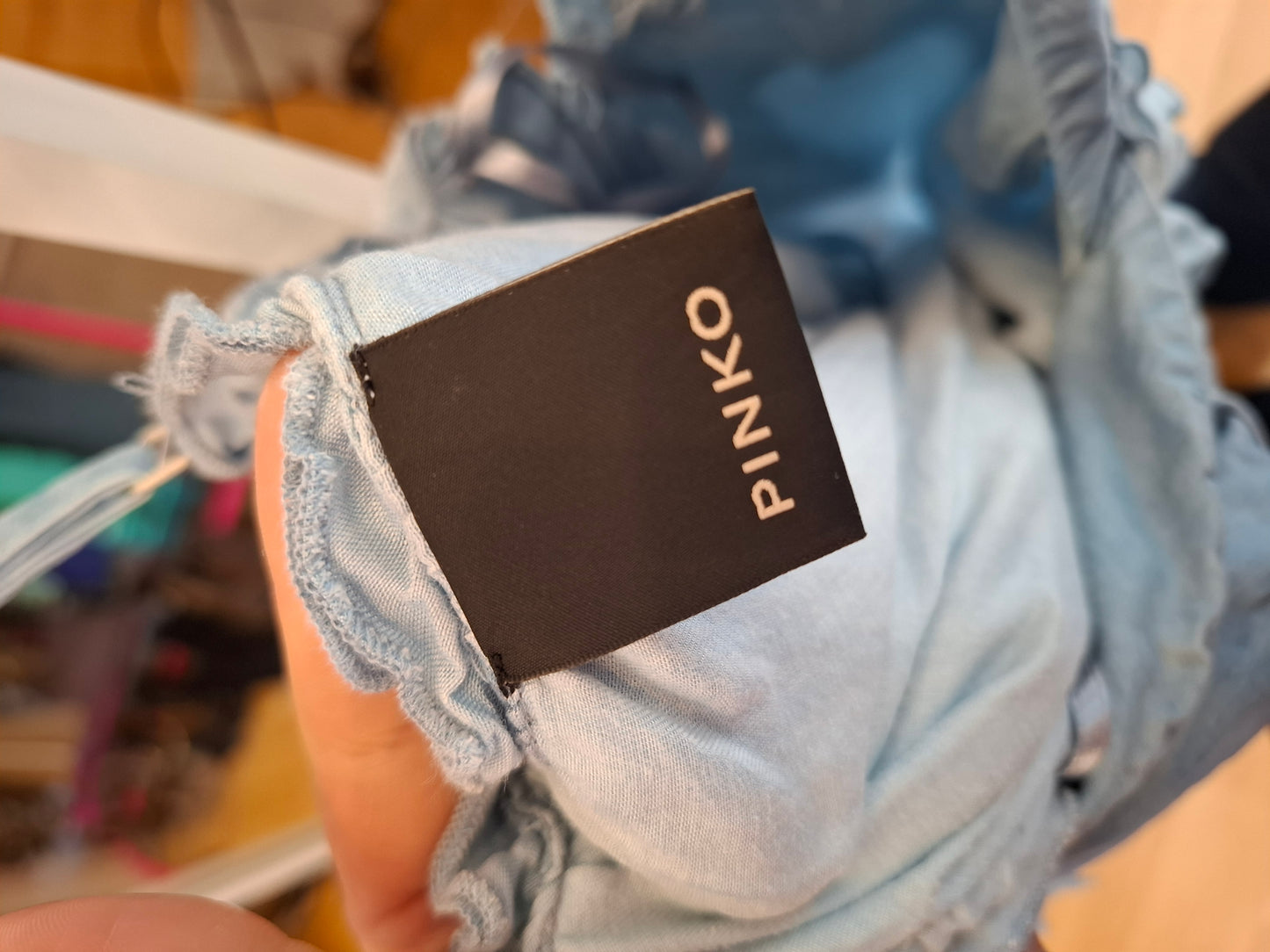 Abito Pinko balze azzurra tg 36