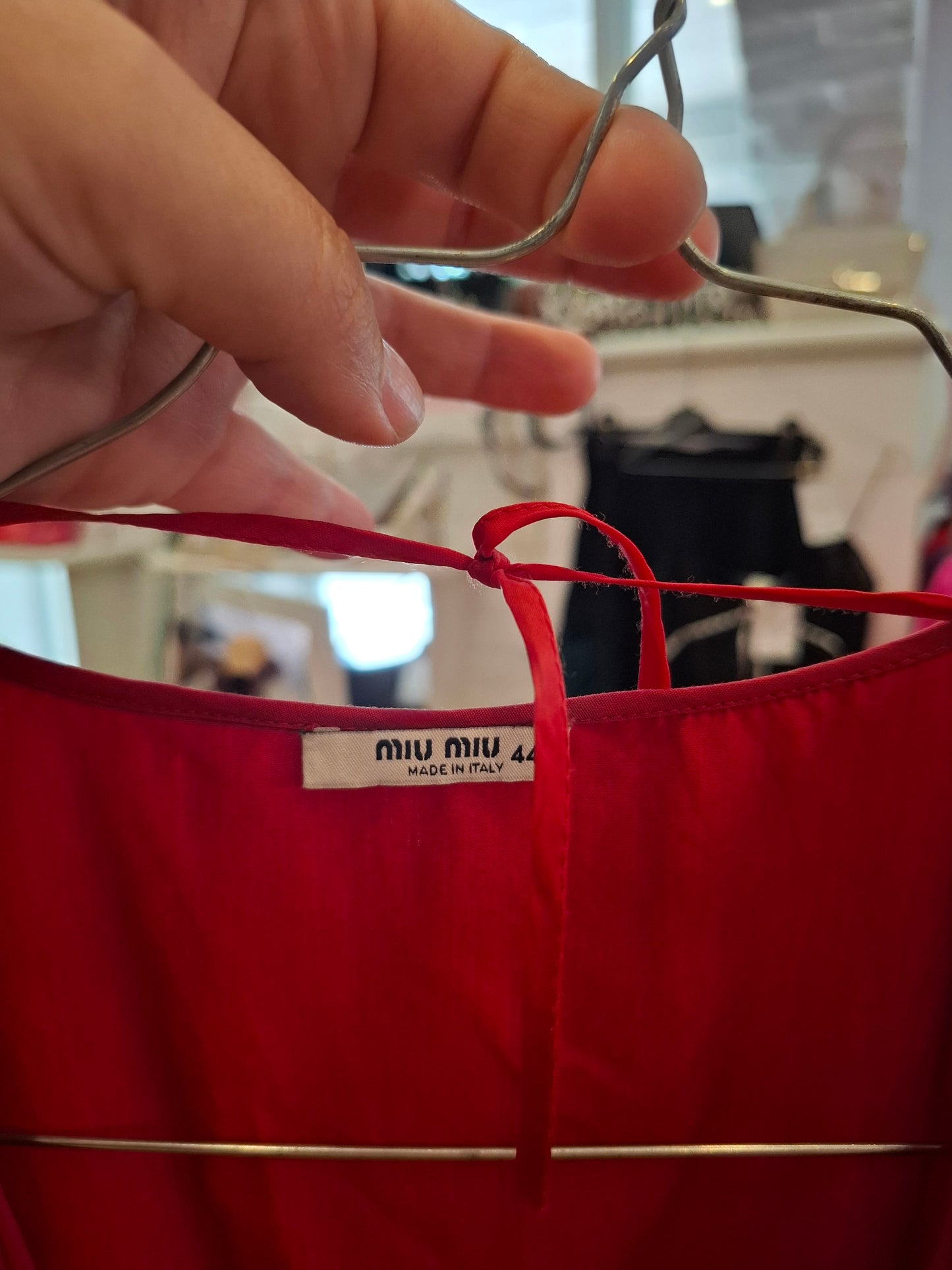 Abito Miu Miu rosso tg 44 ridotto