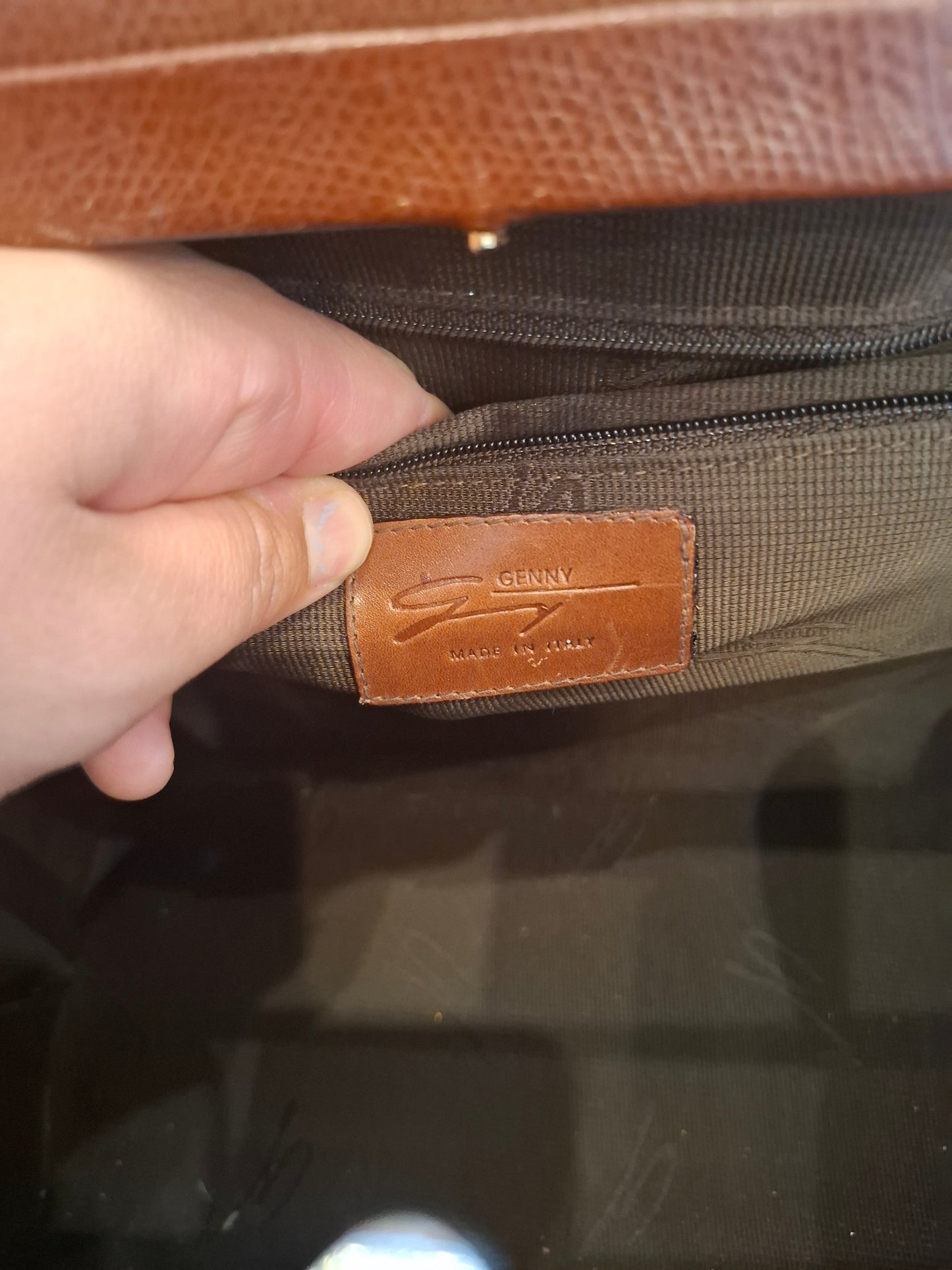 Borsa Genny vintage con chiusura moneta