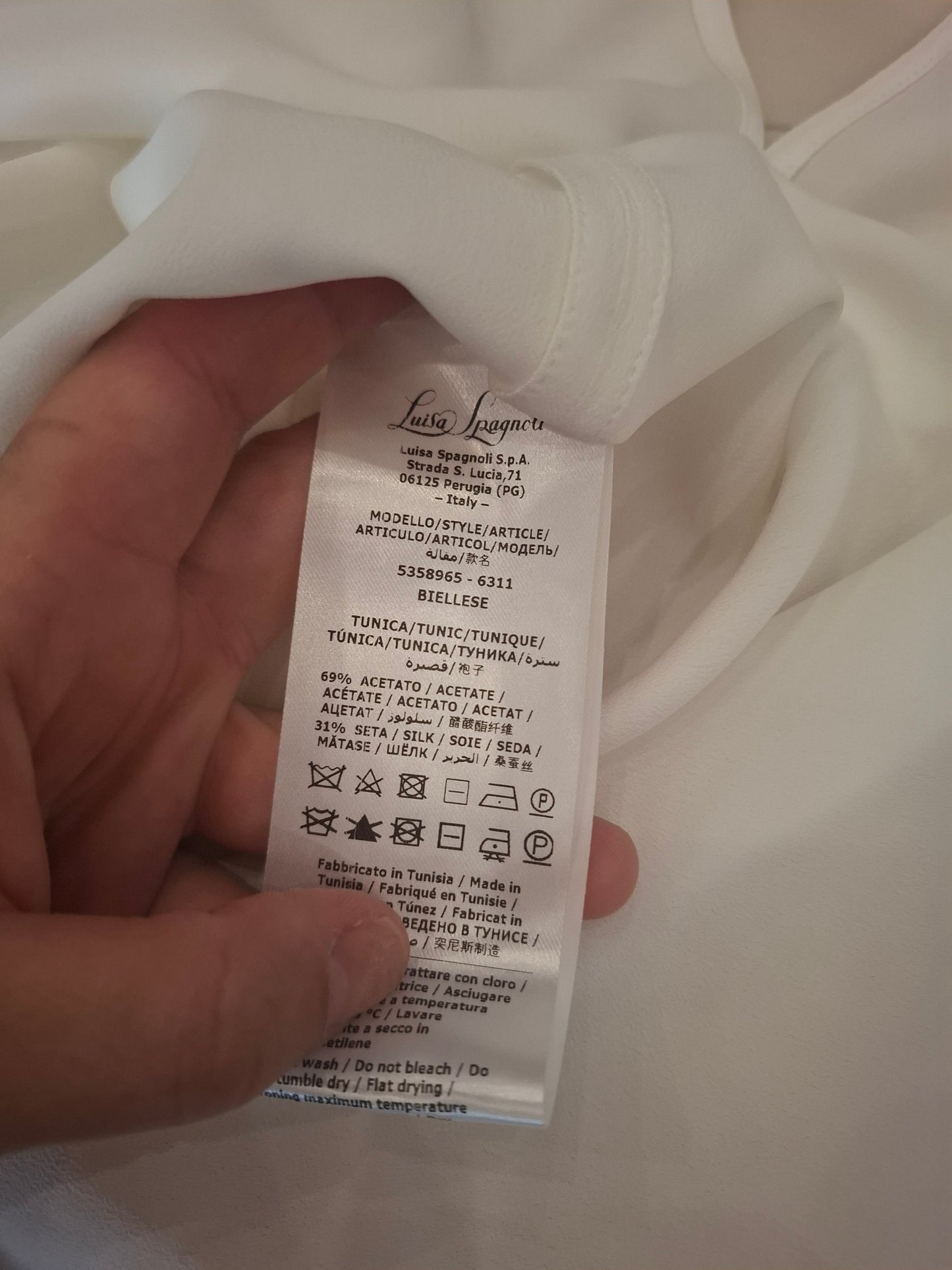 Maglia Luisa Spagnoli tg L misto seta