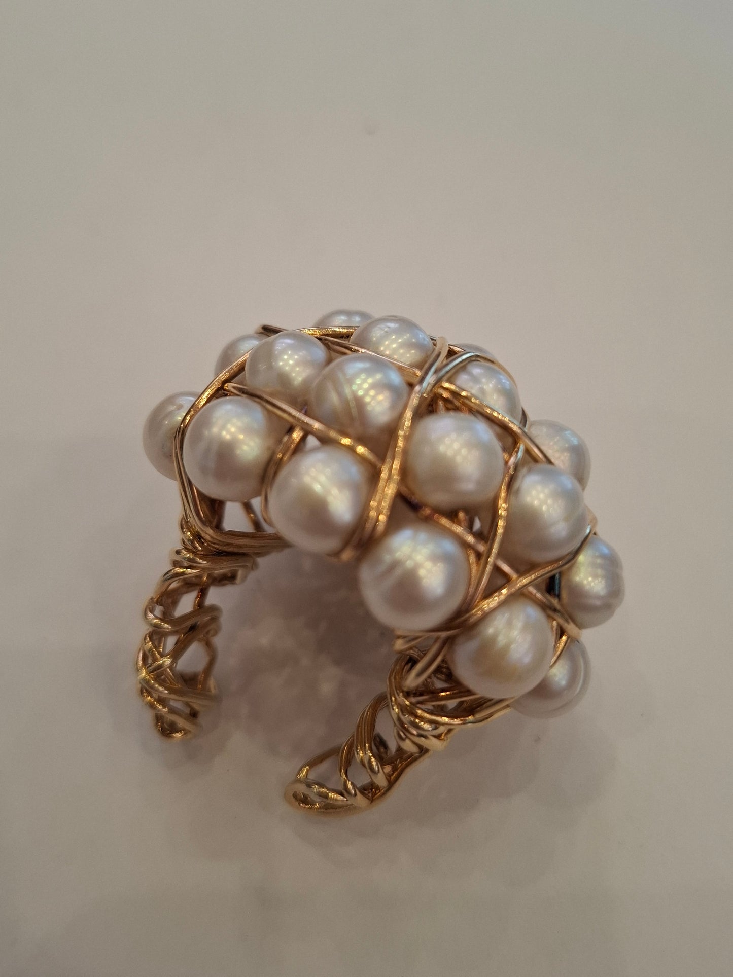 Anello perle tg U