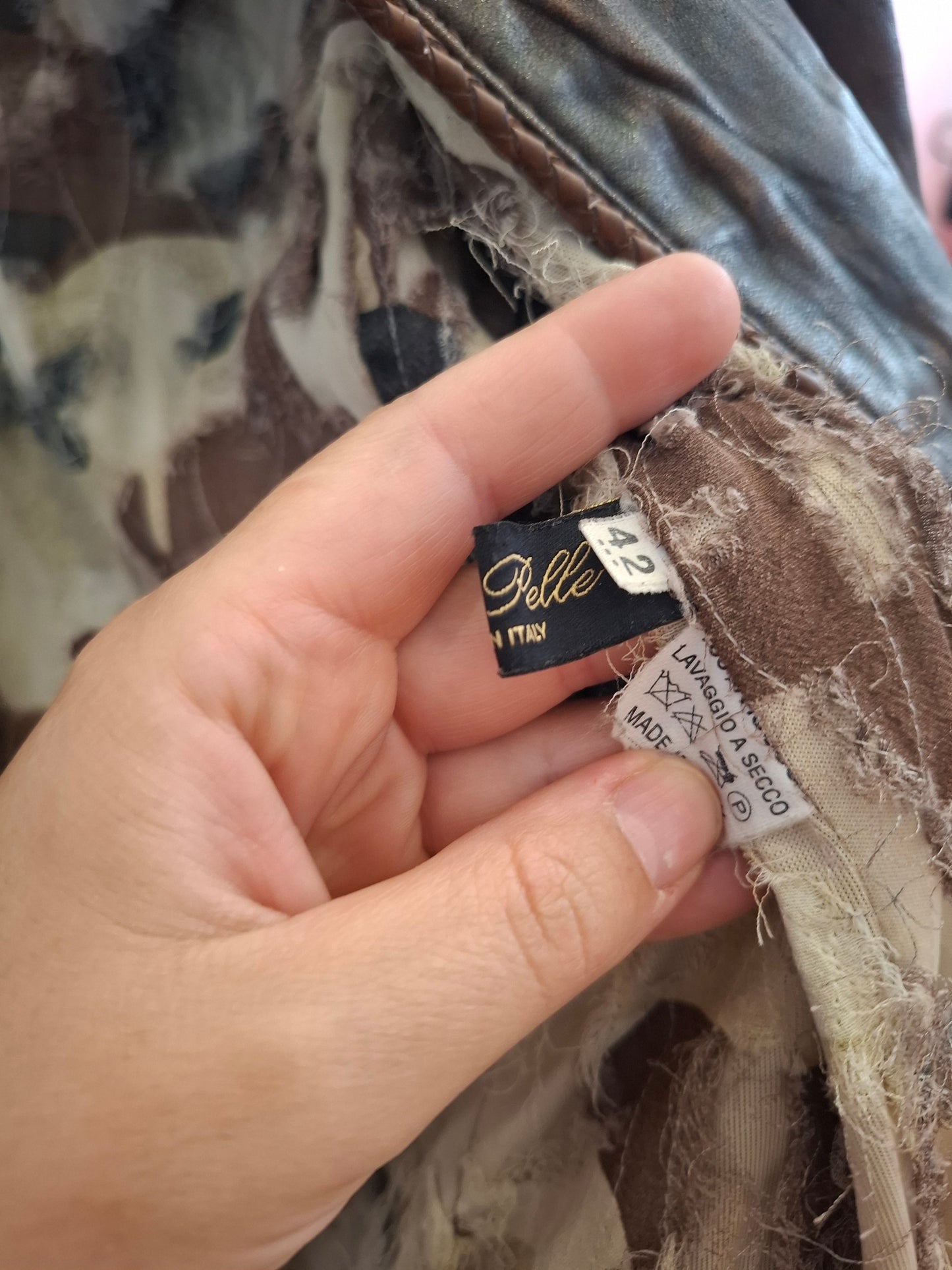 Giacca pelle It Collection tg 44